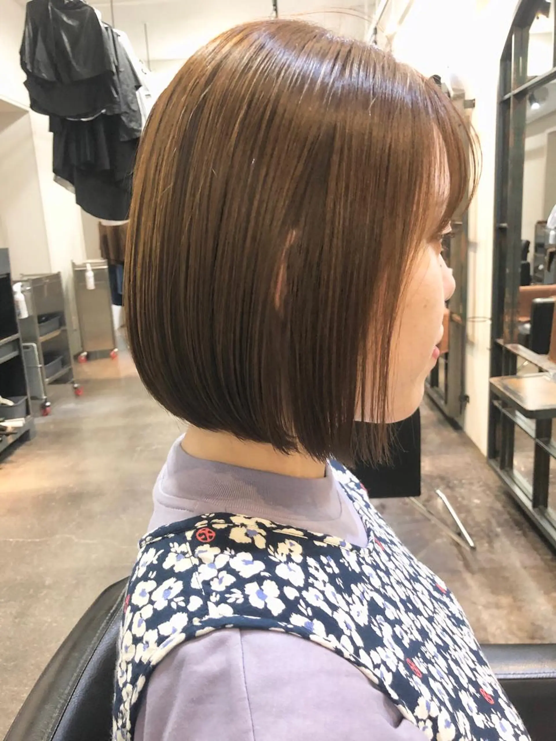 ショート ボブ カット 千葉 郁也のヘアスタイル