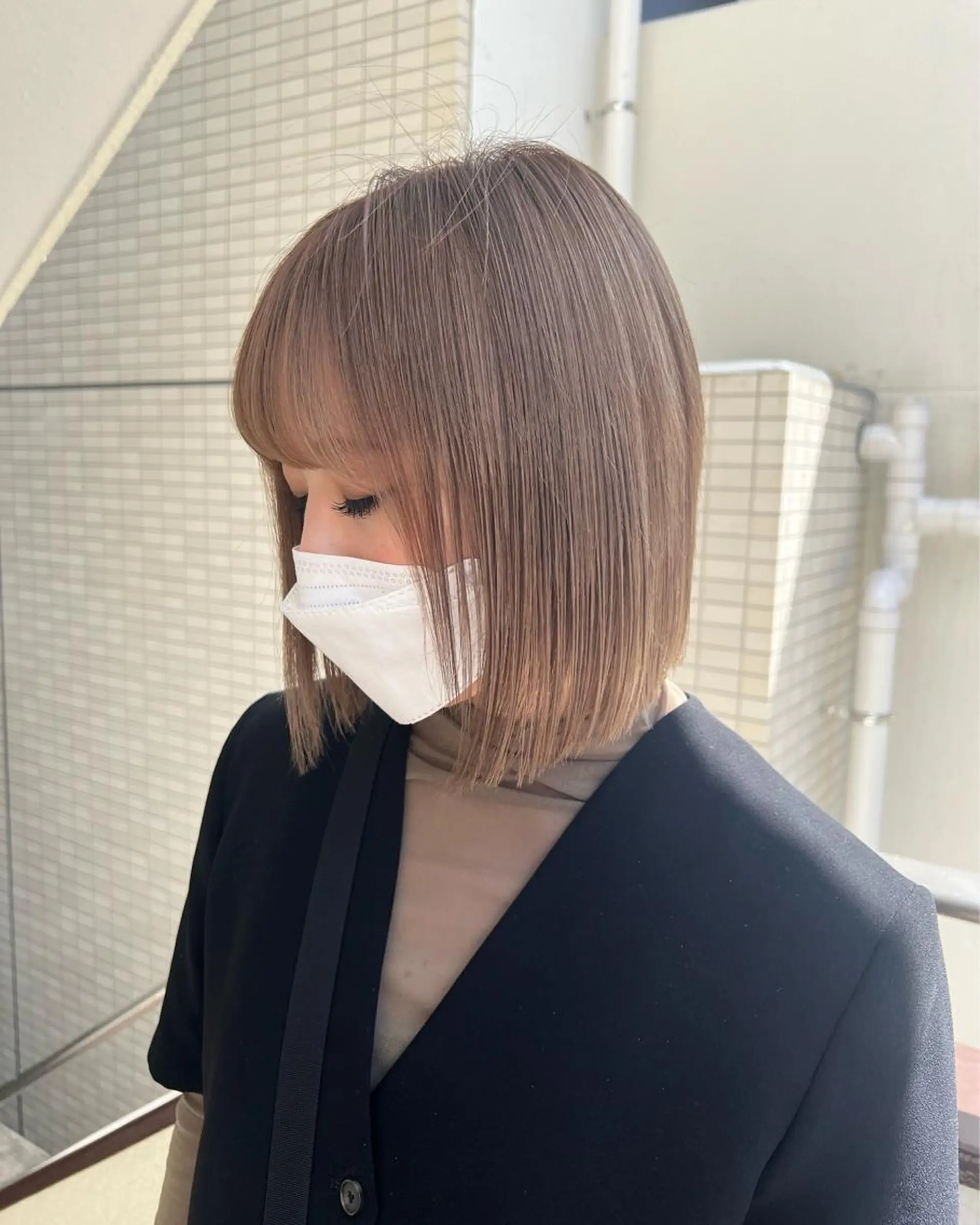 ショート カラー ヘアカラー トリートメント まろやか透明感カラー ♡MANAのヘアスタイル