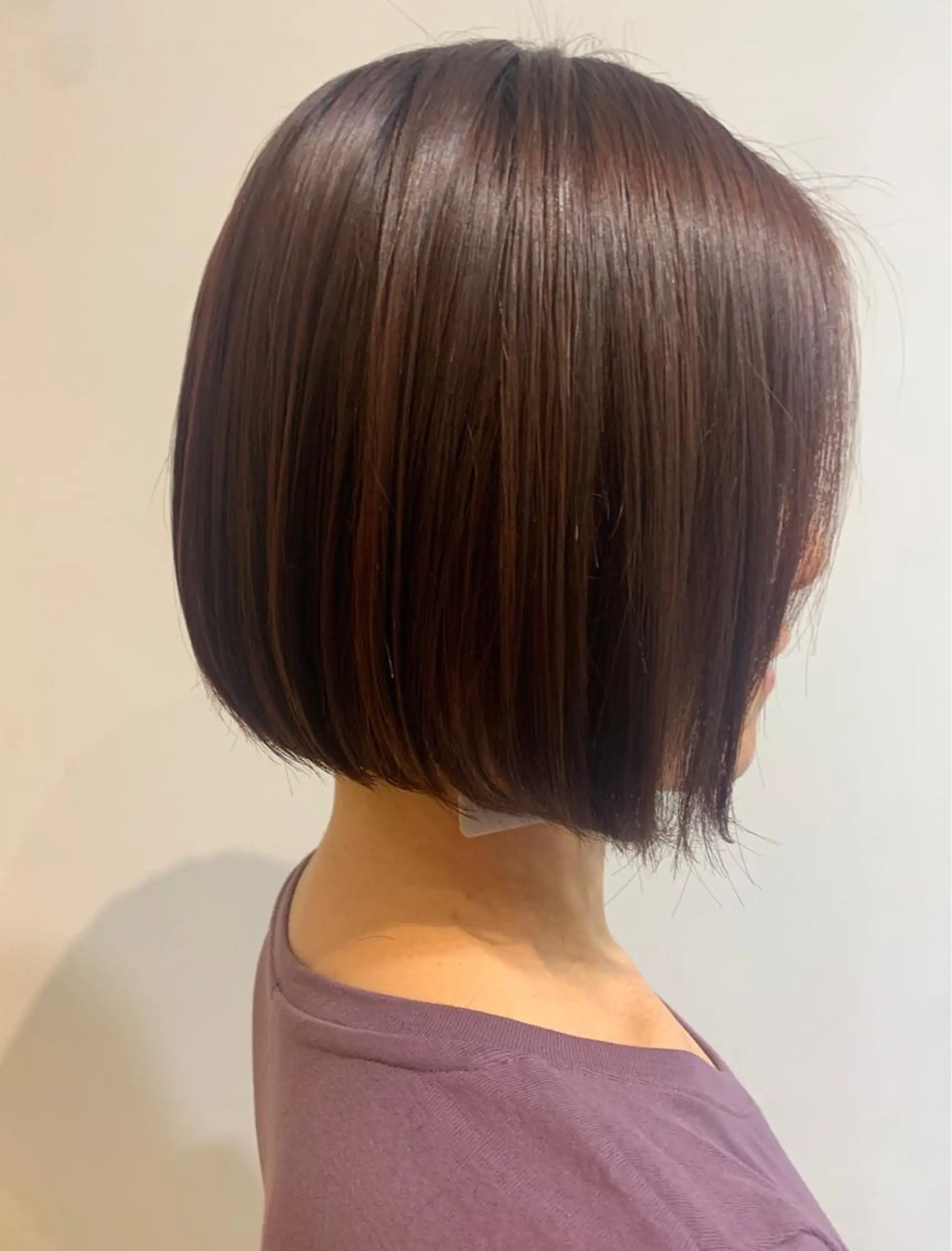 ミディアム カラー ベージュカラー ピンクカラー ピンクベージュ ボブ カット ヘアカラー トリートメント 中目黒🌼 🌼ハナのヘアスタイル