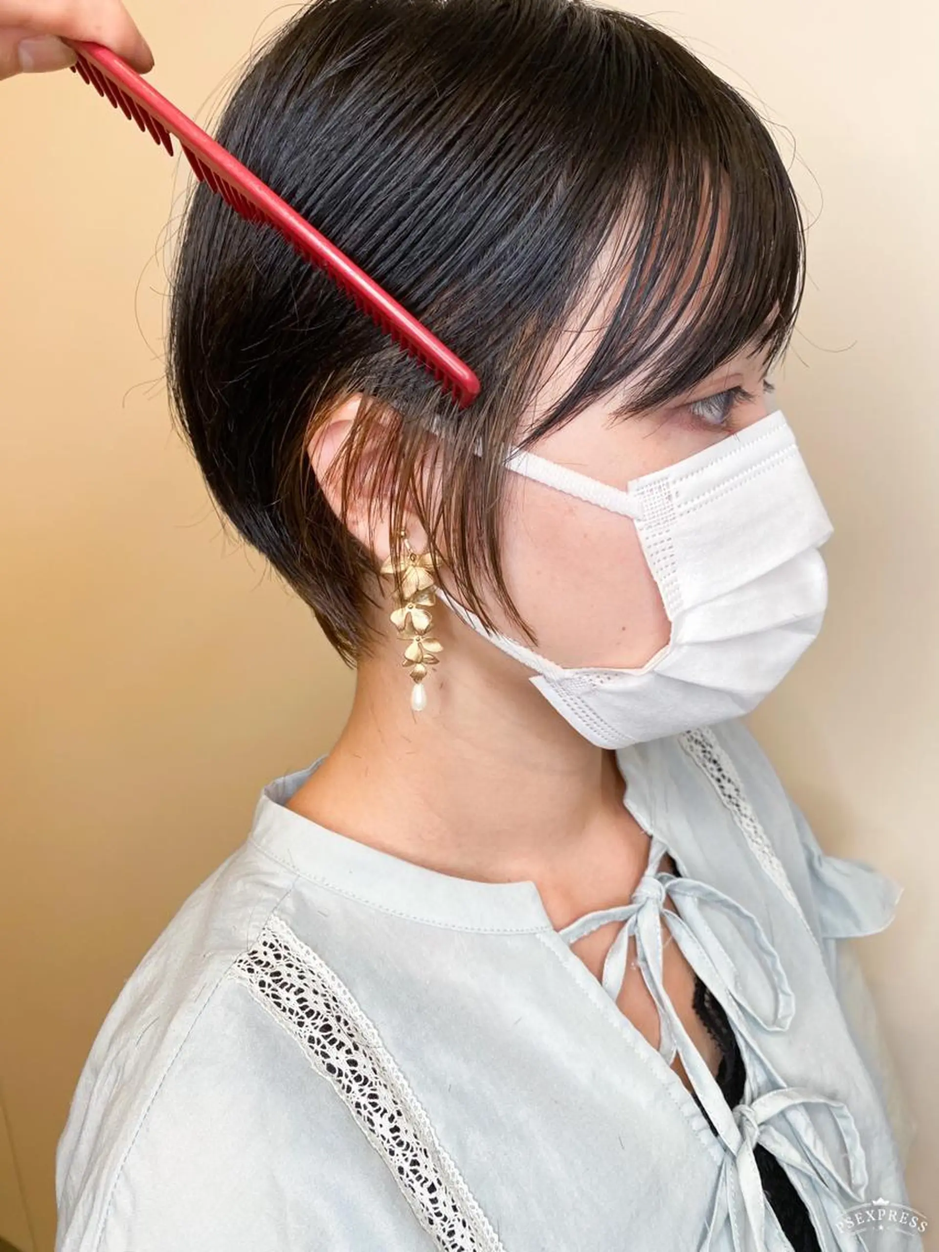 ショート カラー レイヤーカットのプロ 大人ヘア宮森貴志のヘアスタイル