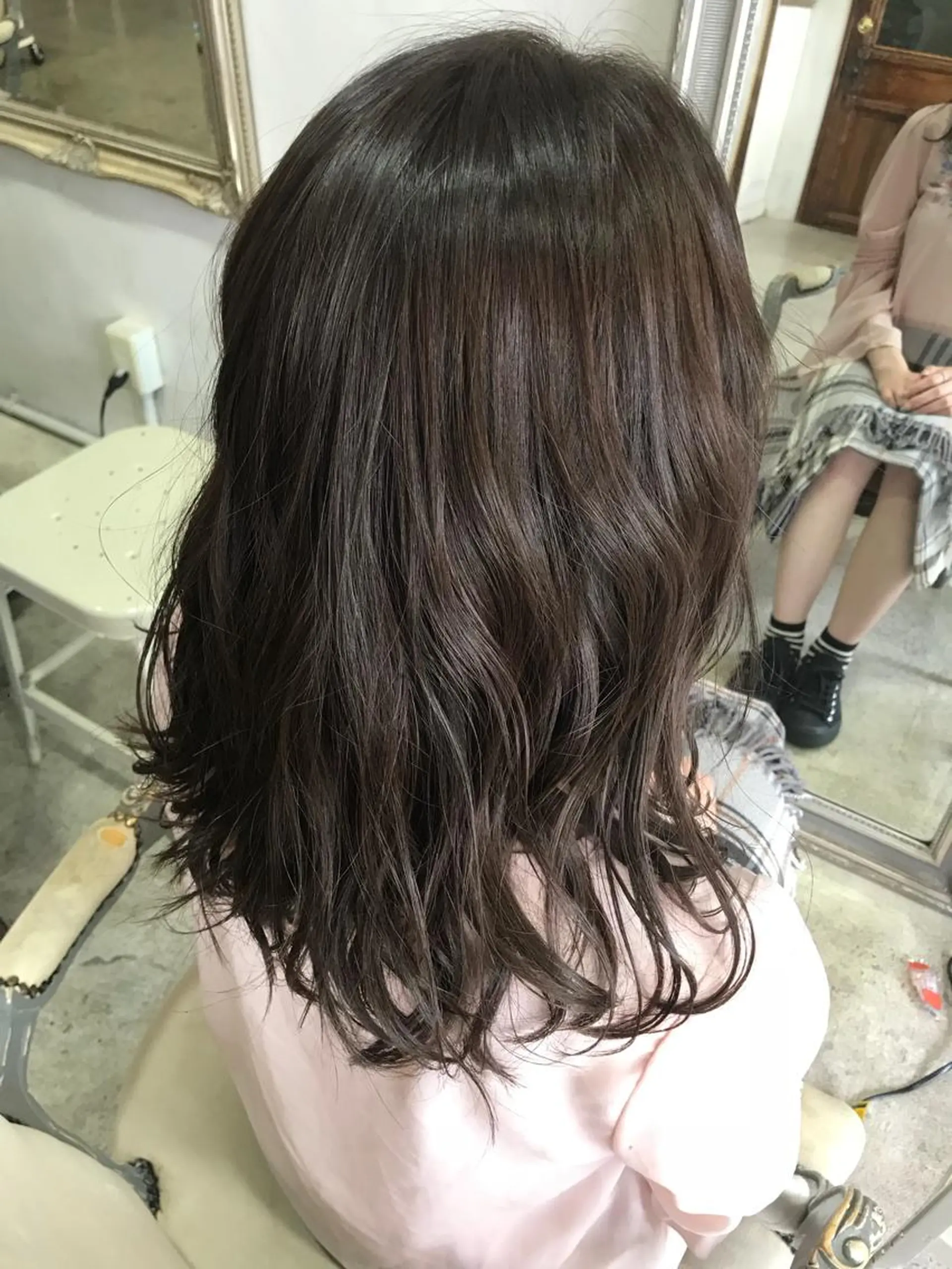 セミロング カラー ヘアアレンジ ヘアカラー トリートメント 山崎 澪 レイヤーカット/大宮のヘアスタイル