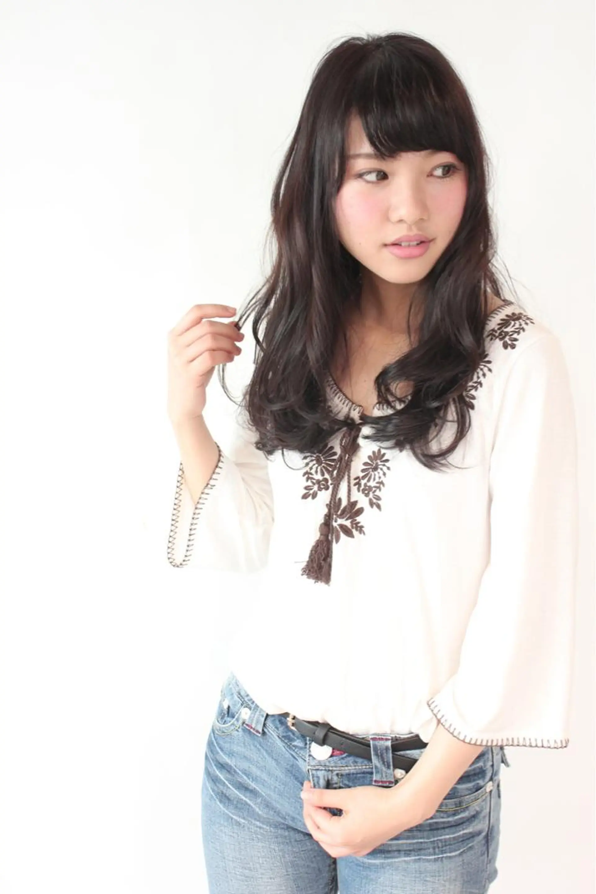 ロング 河野 薫のヘアスタイル