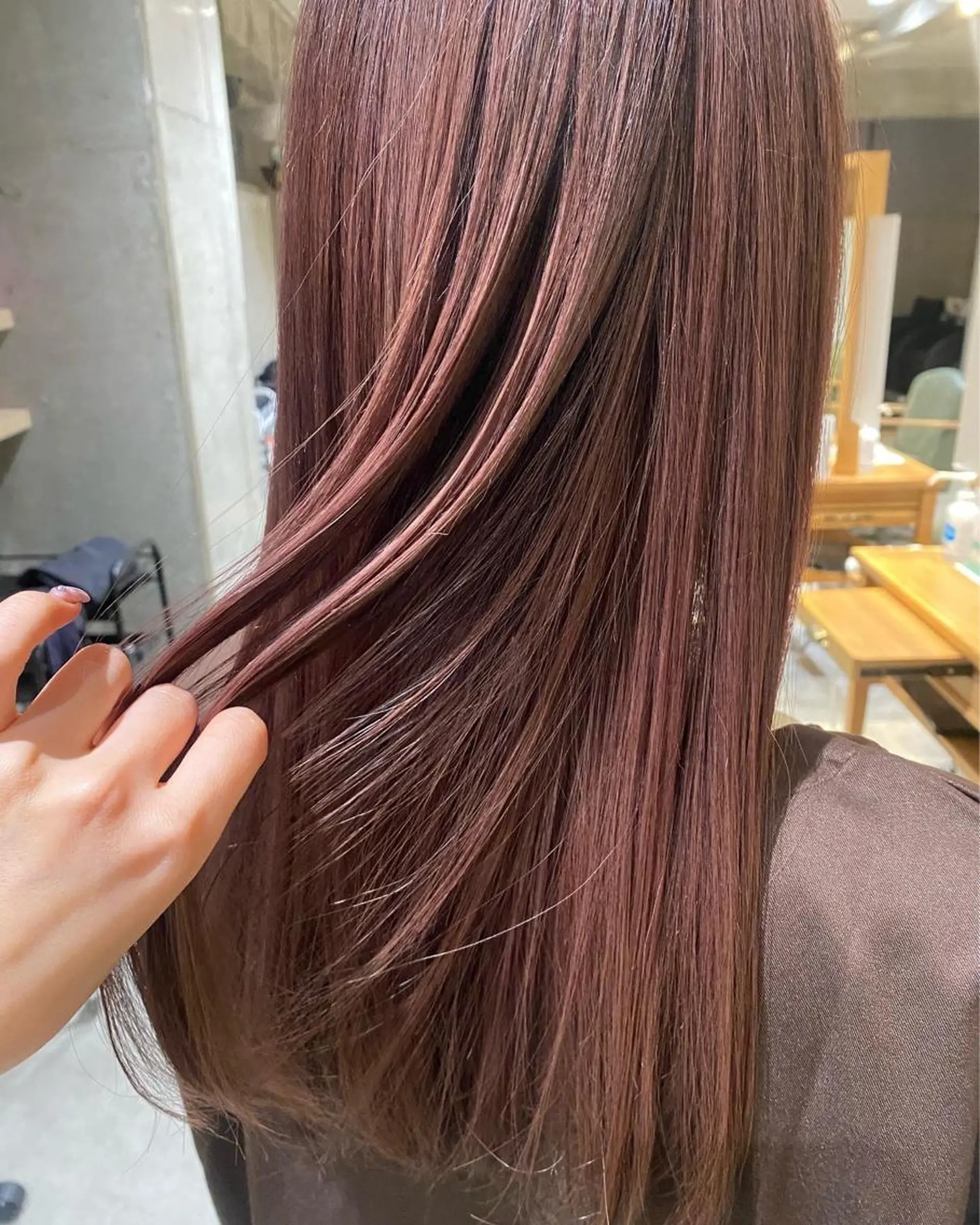 ロング カラー AO所属・RISAKO 艶髪モテヘア🎀府中のヘアスタイル