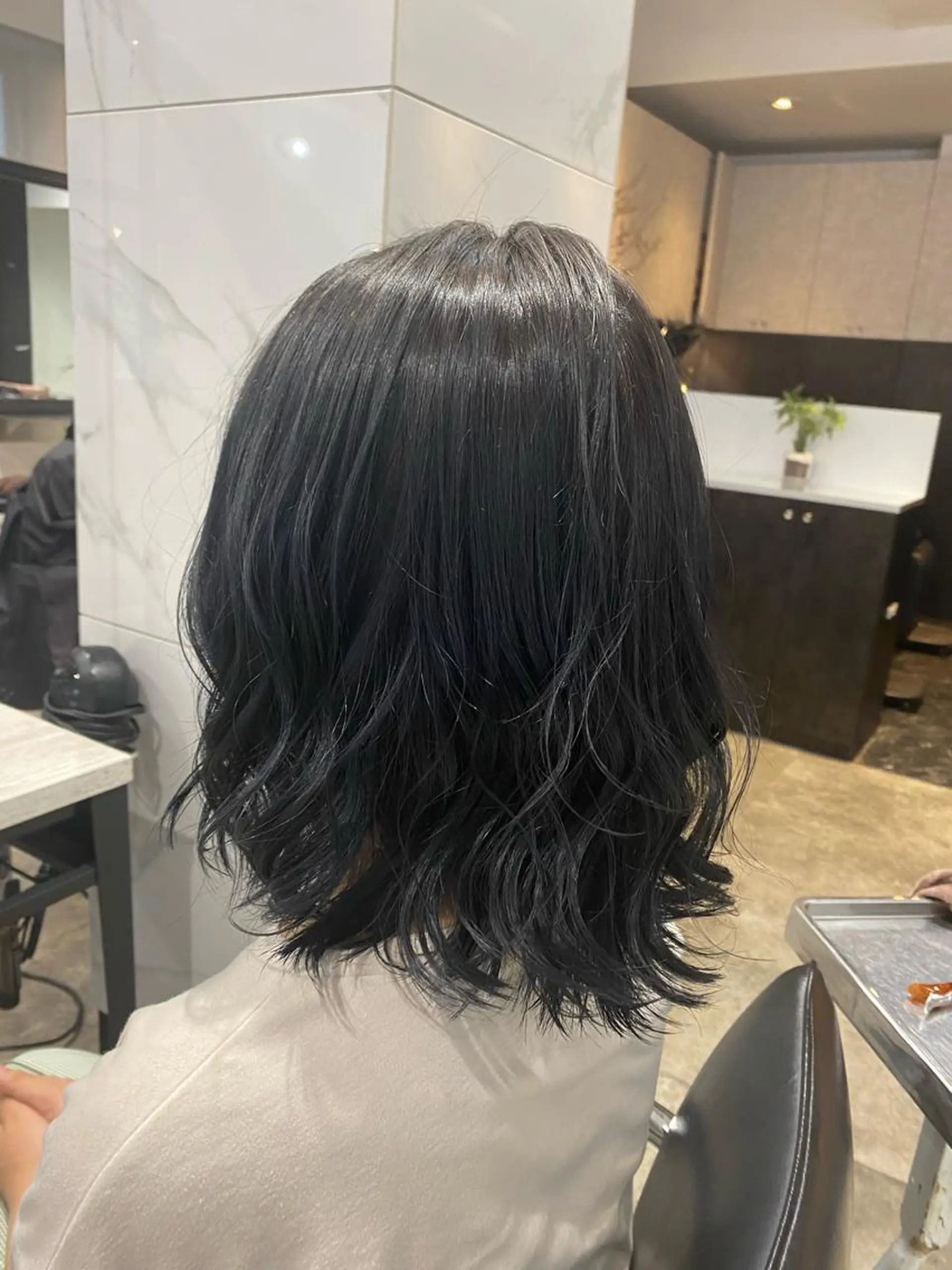 ミディアム カラー 増子 祐太朗のヘアスタイル