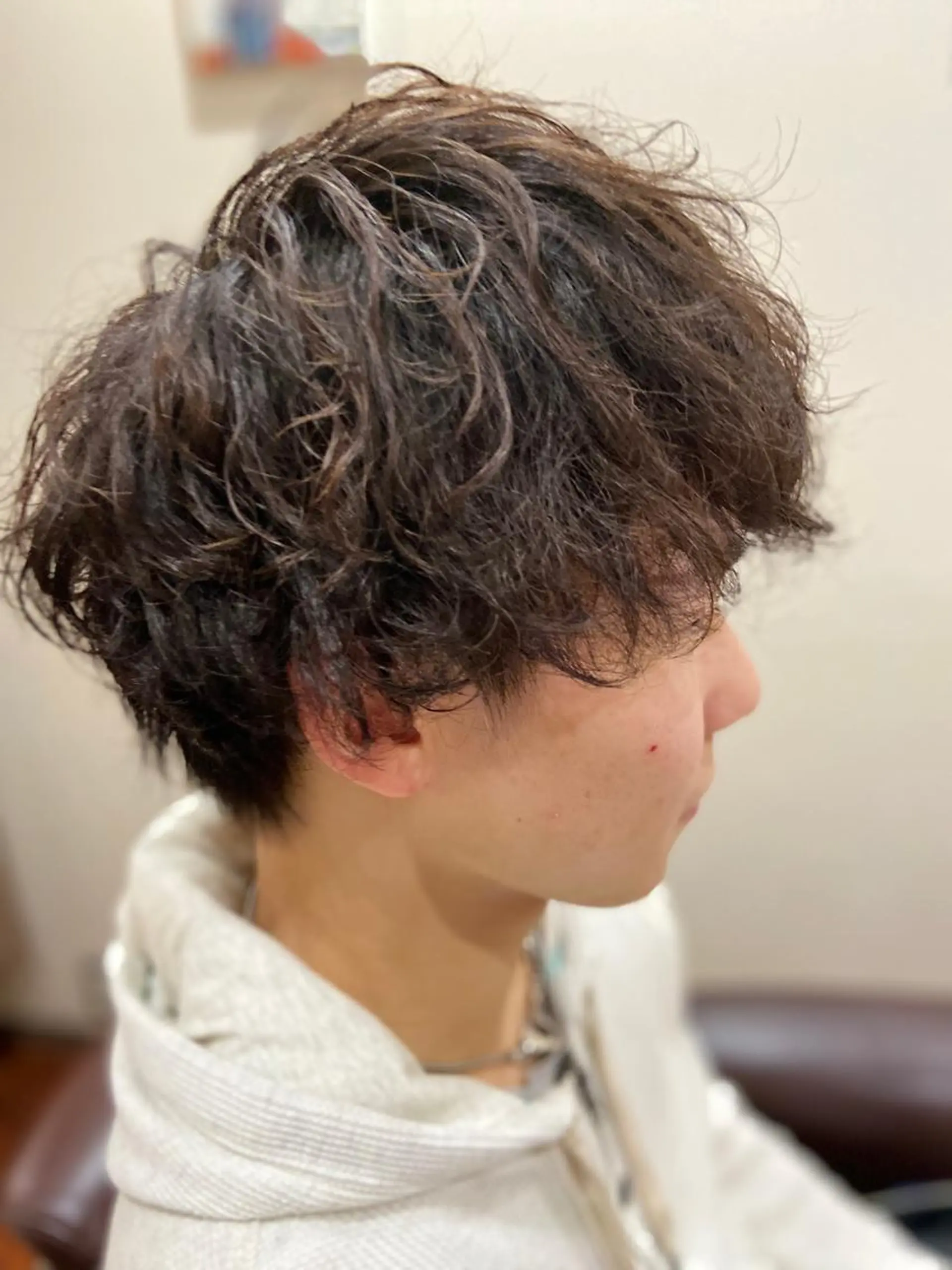 ミディアム カラー パーマ ヘアアレンジ メンズ 💈メンズ特化 副店長松浦一聖💈のヘアスタイル