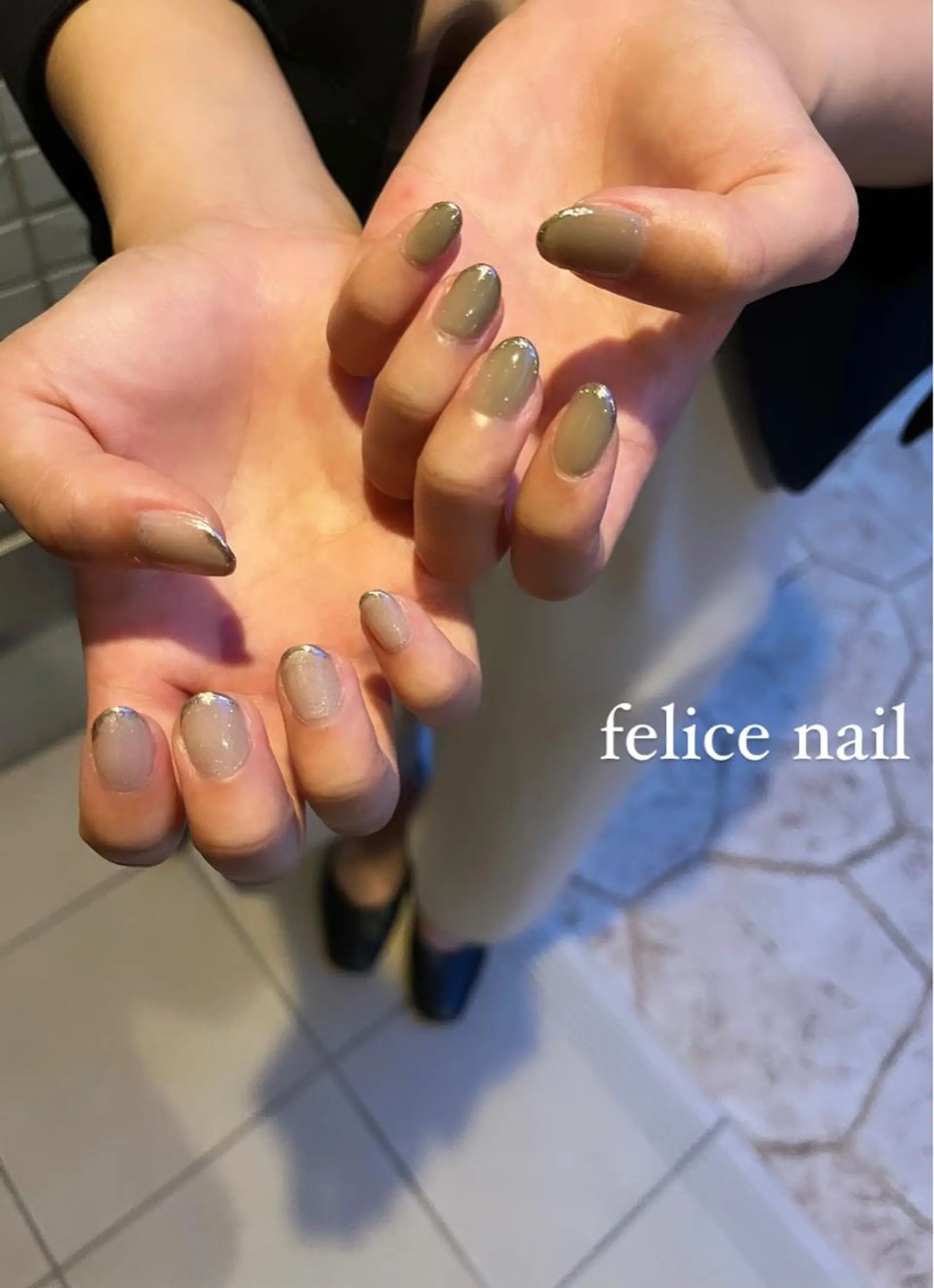 ネイル オフィスネイル シンプルネイル felice nailのネイルデザイン