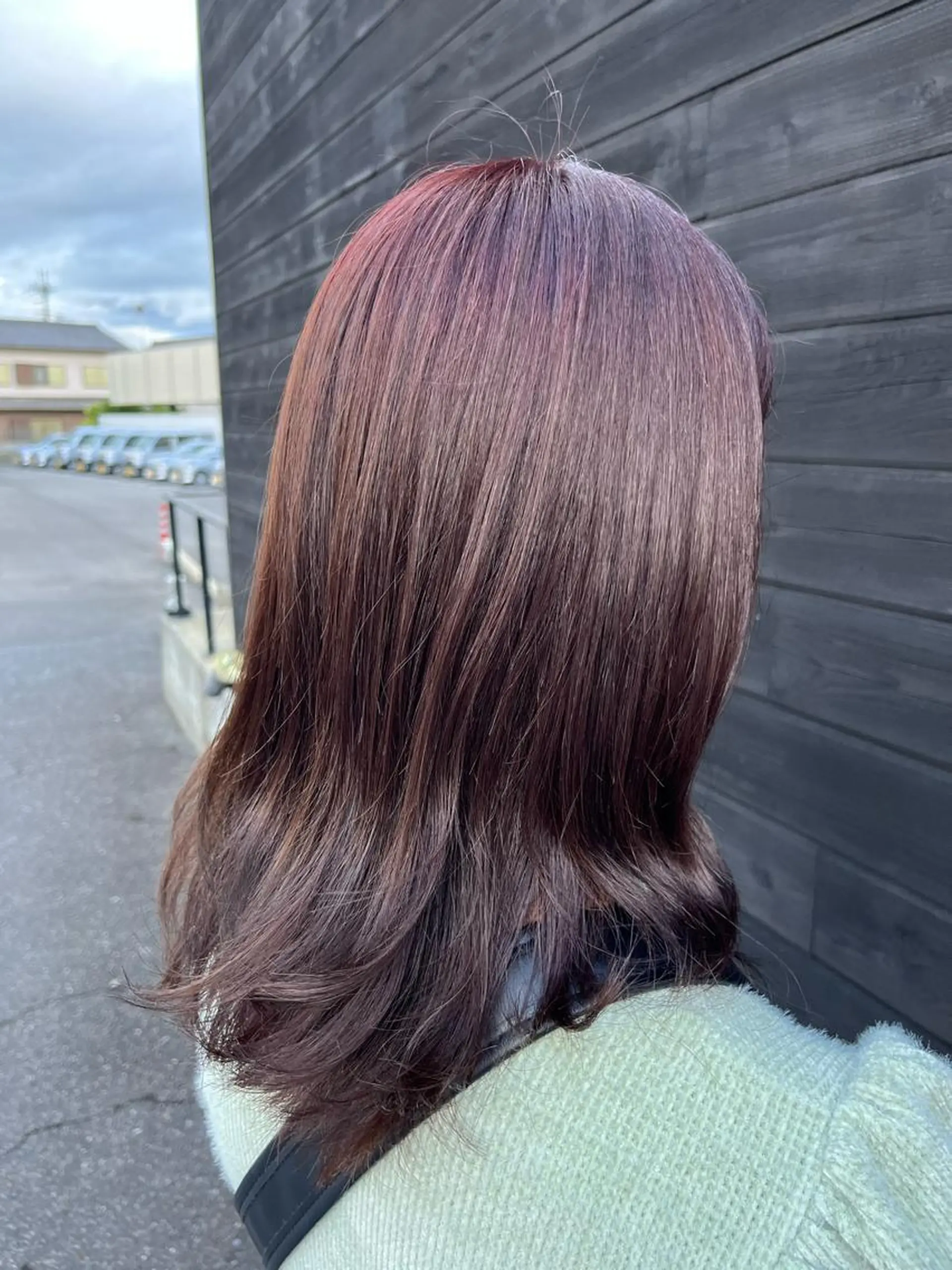 ミディアム カラー 福田 成美のヘアスタイル