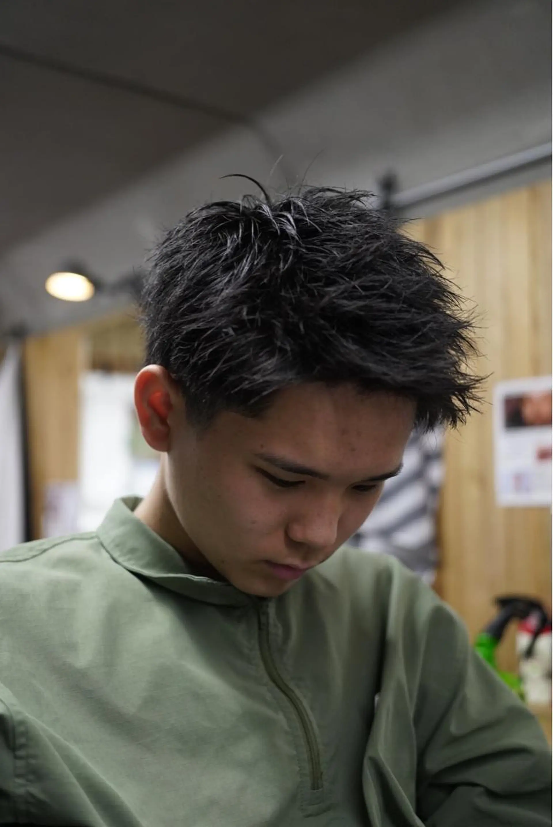 メンズ カット ヘアセット 関 晃哉のヘアスタイル