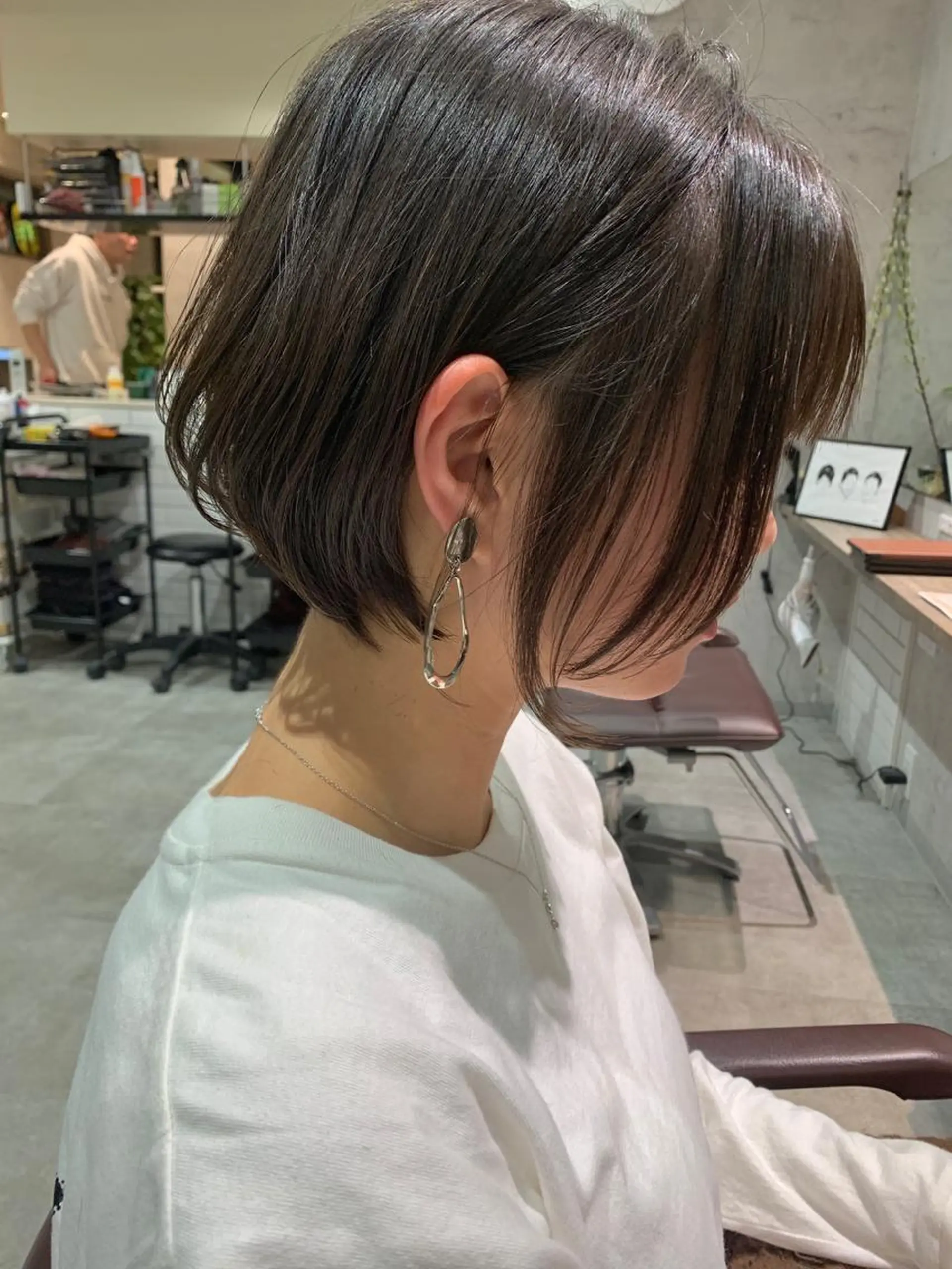 ショート カット ヘアカラー トリートメント 髪質改善will hairdesignのヘアスタイル