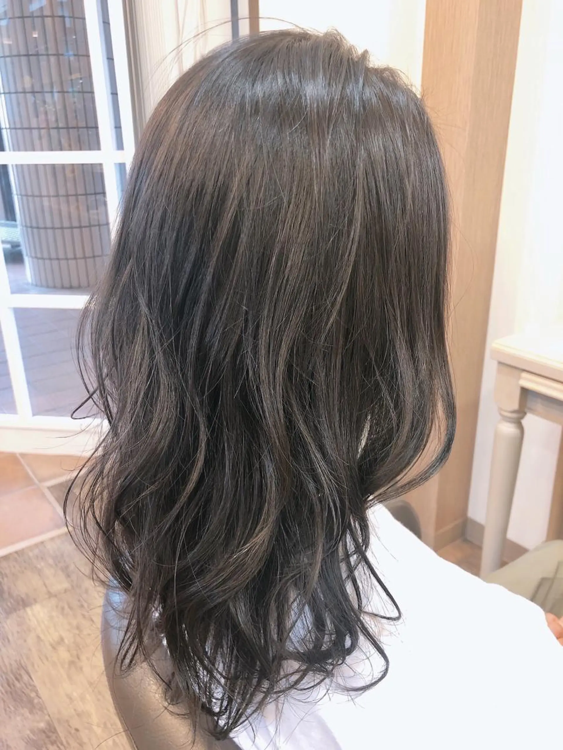 セミロング カラー 西野 美空🍊のヘアスタイル