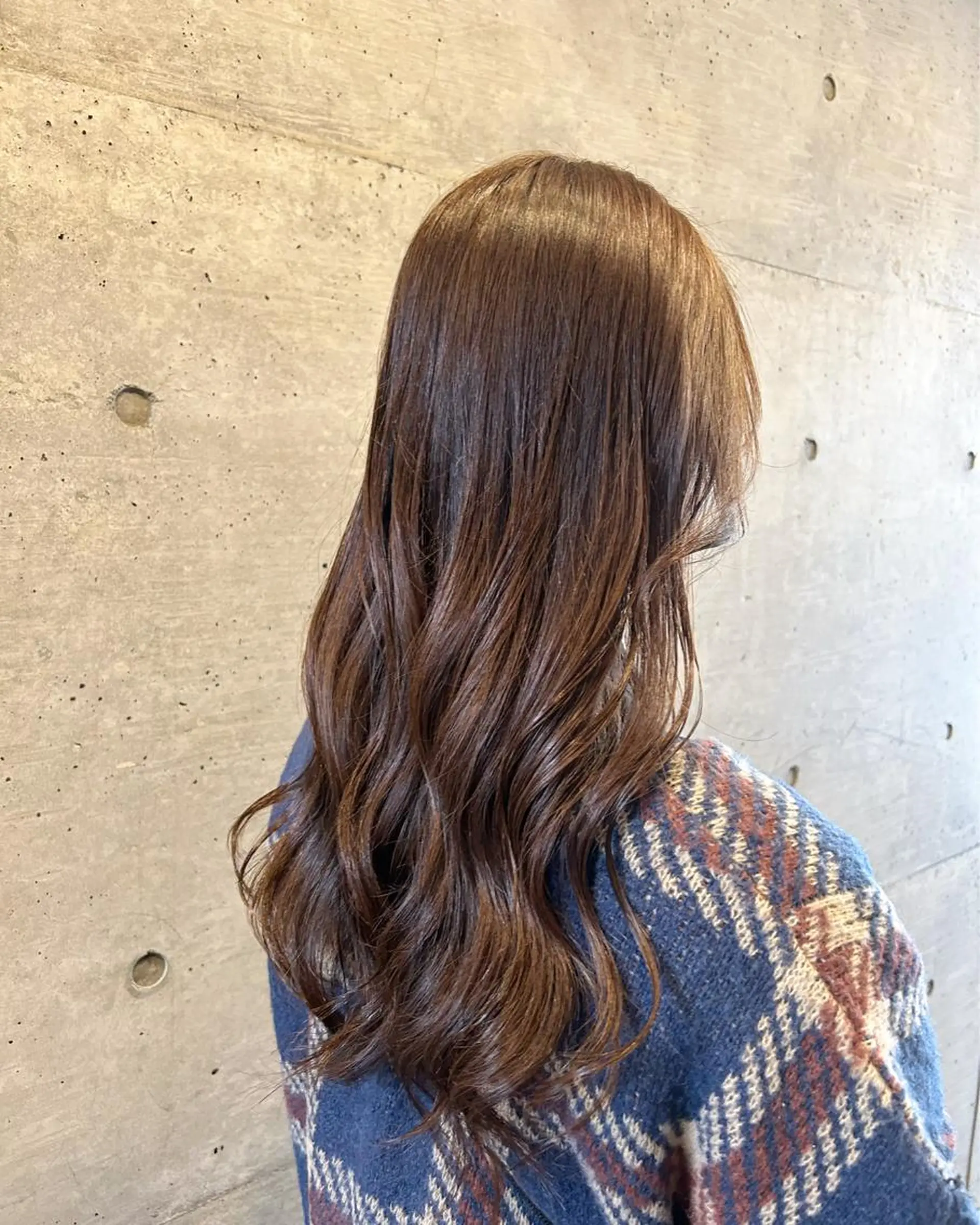 ロング カラー 後藤紗英/髪質改善 /オリーブベージュのヘアスタイル