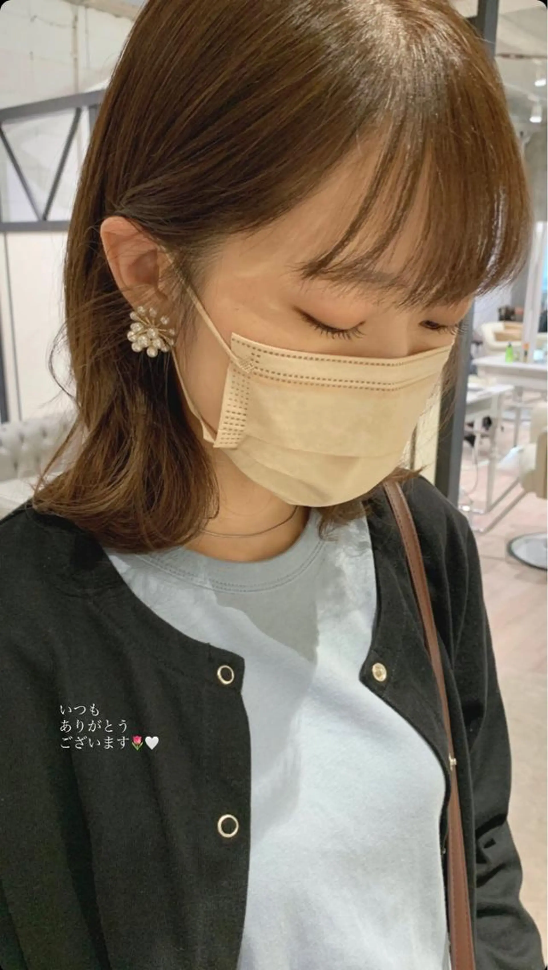 ミディアム mayu .のヘアスタイル