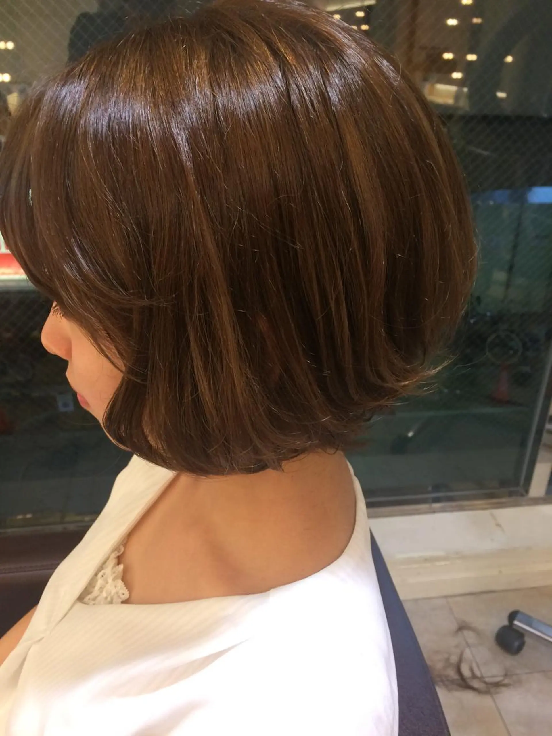 ショート カラー パーマ ヘアアレンジ メンズパーマの巨匠 鈴木純のヘアスタイル