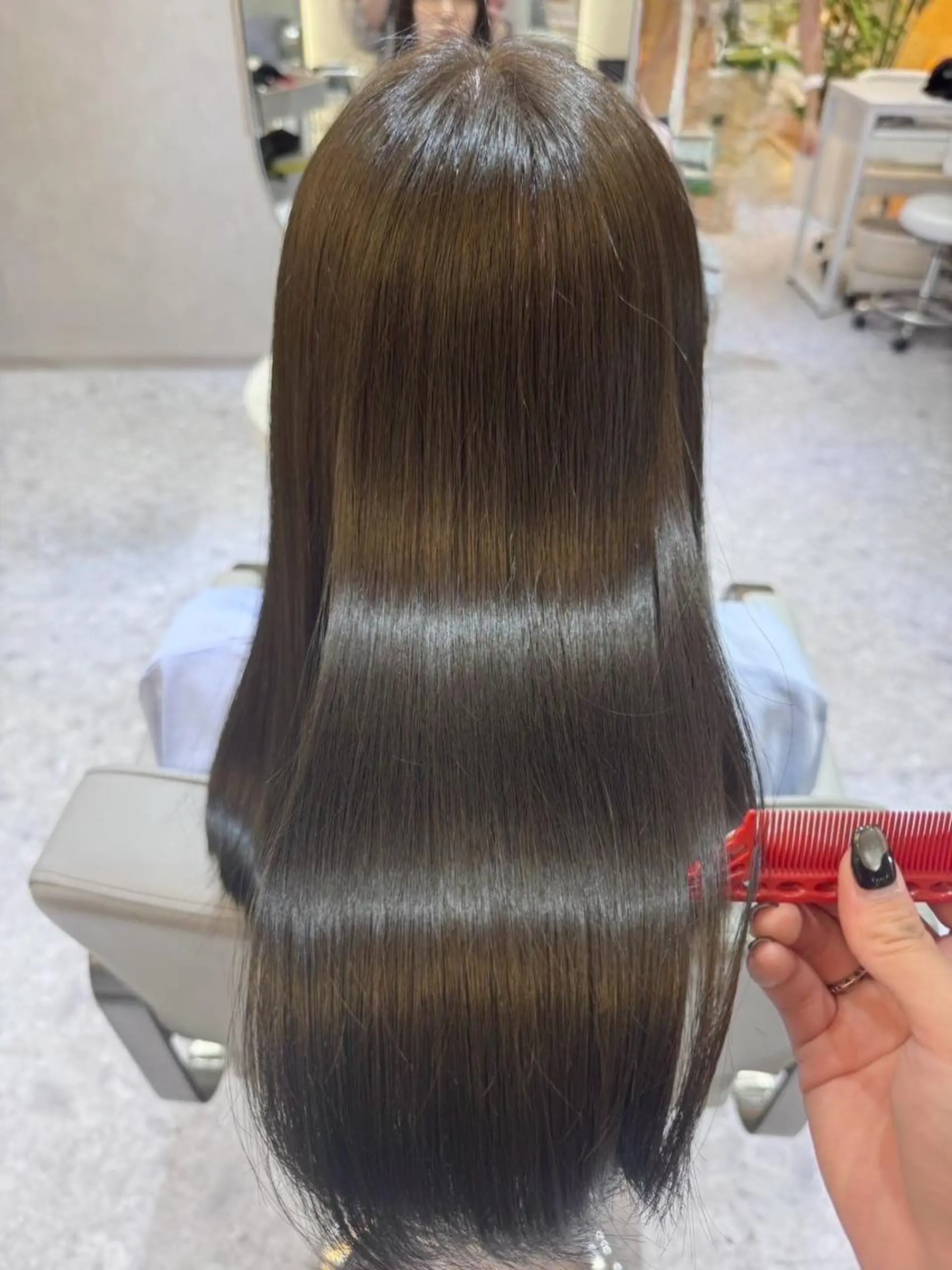 カラー ロング 透明感カラー 髪質改善 トリートメント カット トリートメント 🎀髪質改善/艶髪/ 艶カラー🎀浅田涼風のヘアスタイル