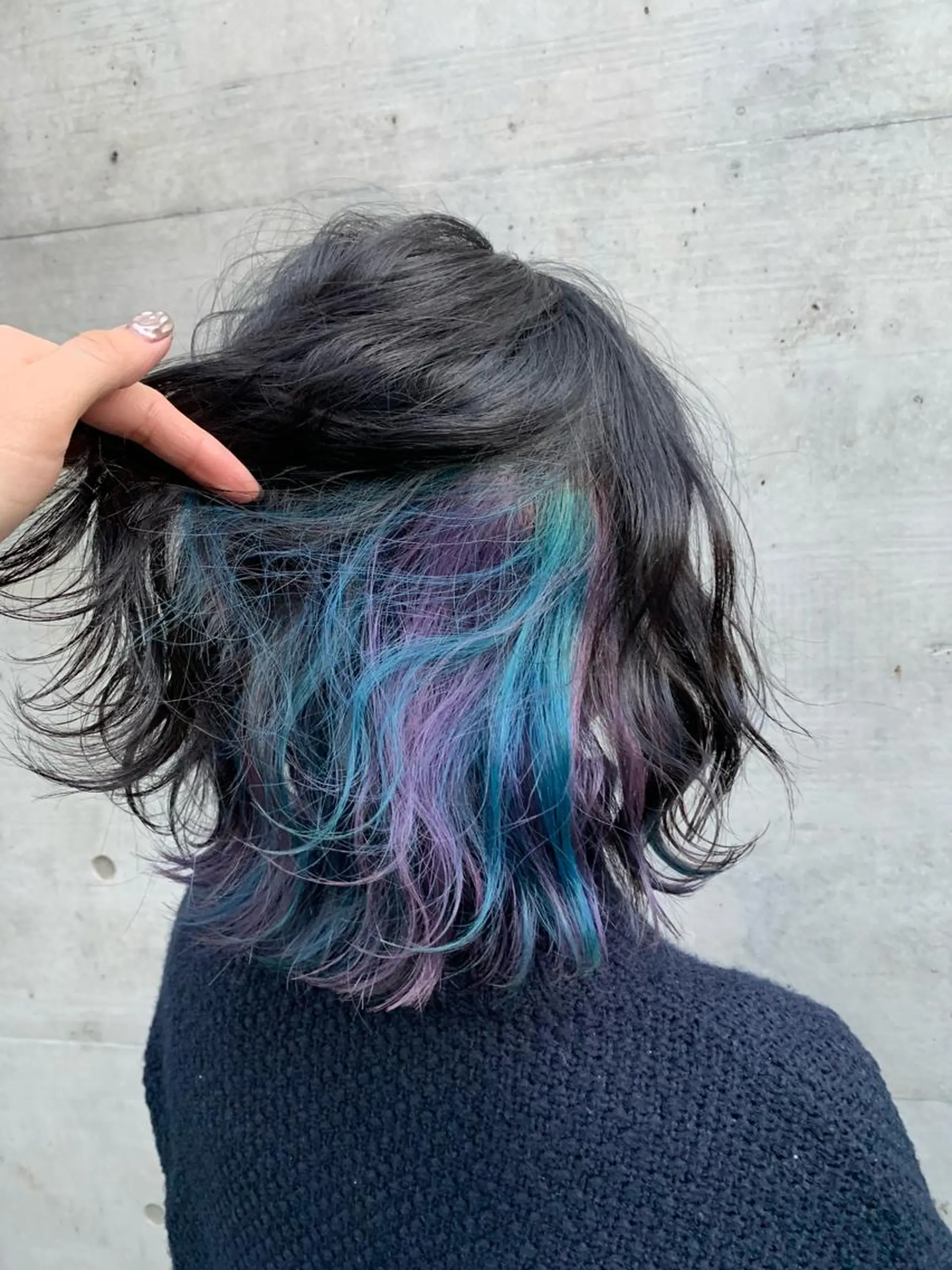 ミディアム カラー 色落ちまでキレイに！ ！女性サロンのヘアスタイル