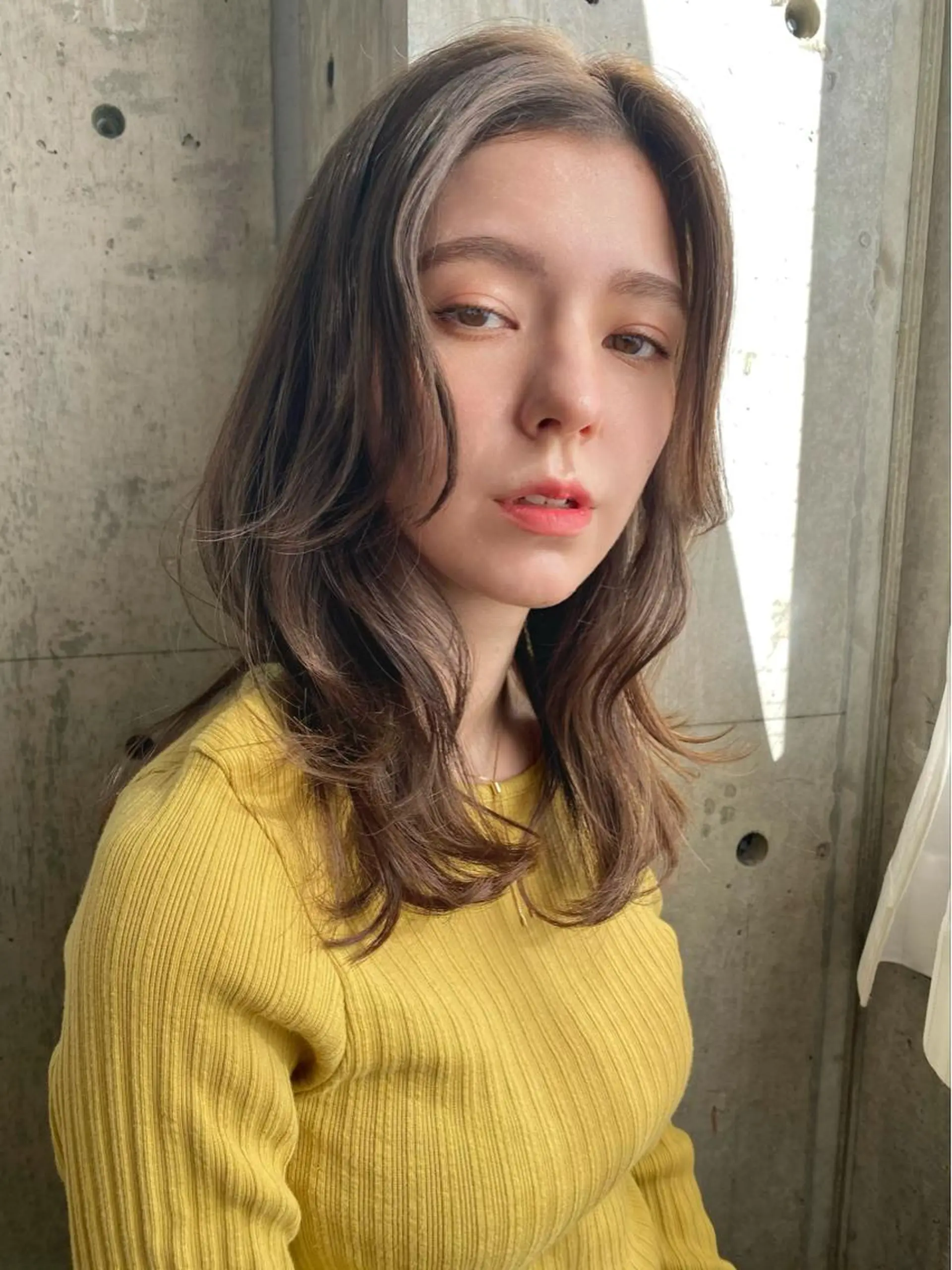 セミロング カラー カット ヘアカラー トリートメント 似合わせカラーパーマ 🌿kitin米川のヘアスタイル