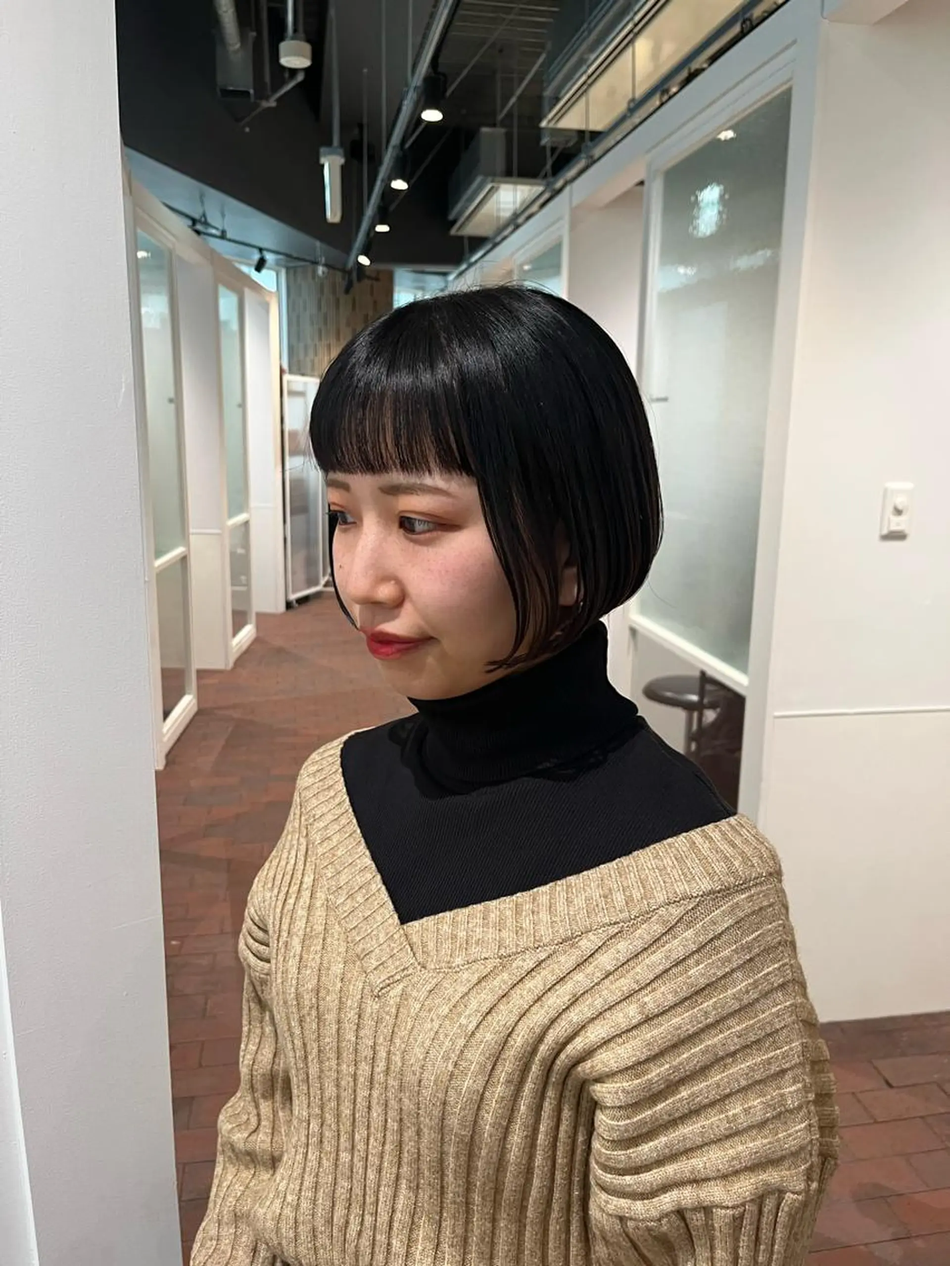 ショート マンツーマン 縮毛矯正/マユコのヘアスタイル