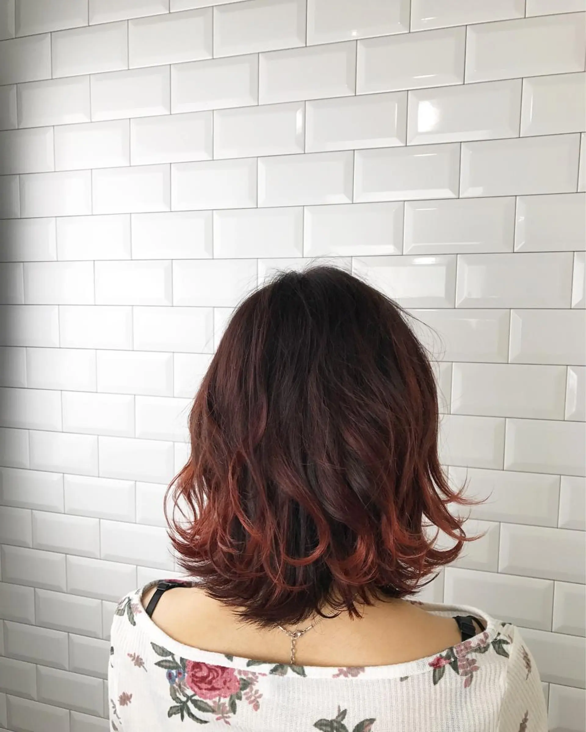 ミディアム 吉河 克則のヘアスタイル