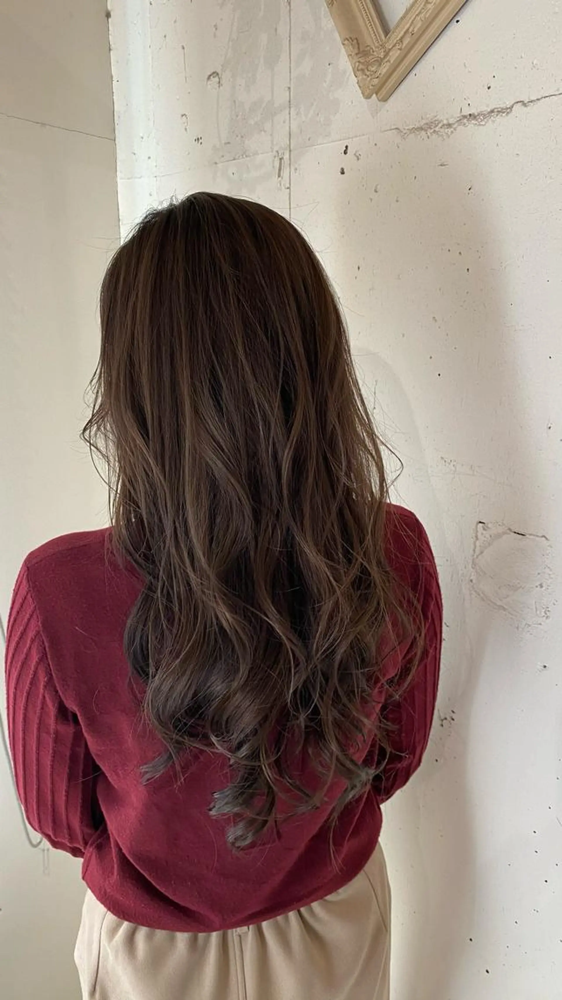 ロング カラー ヘアカラー いまじゅく あおいのヘアスタイル