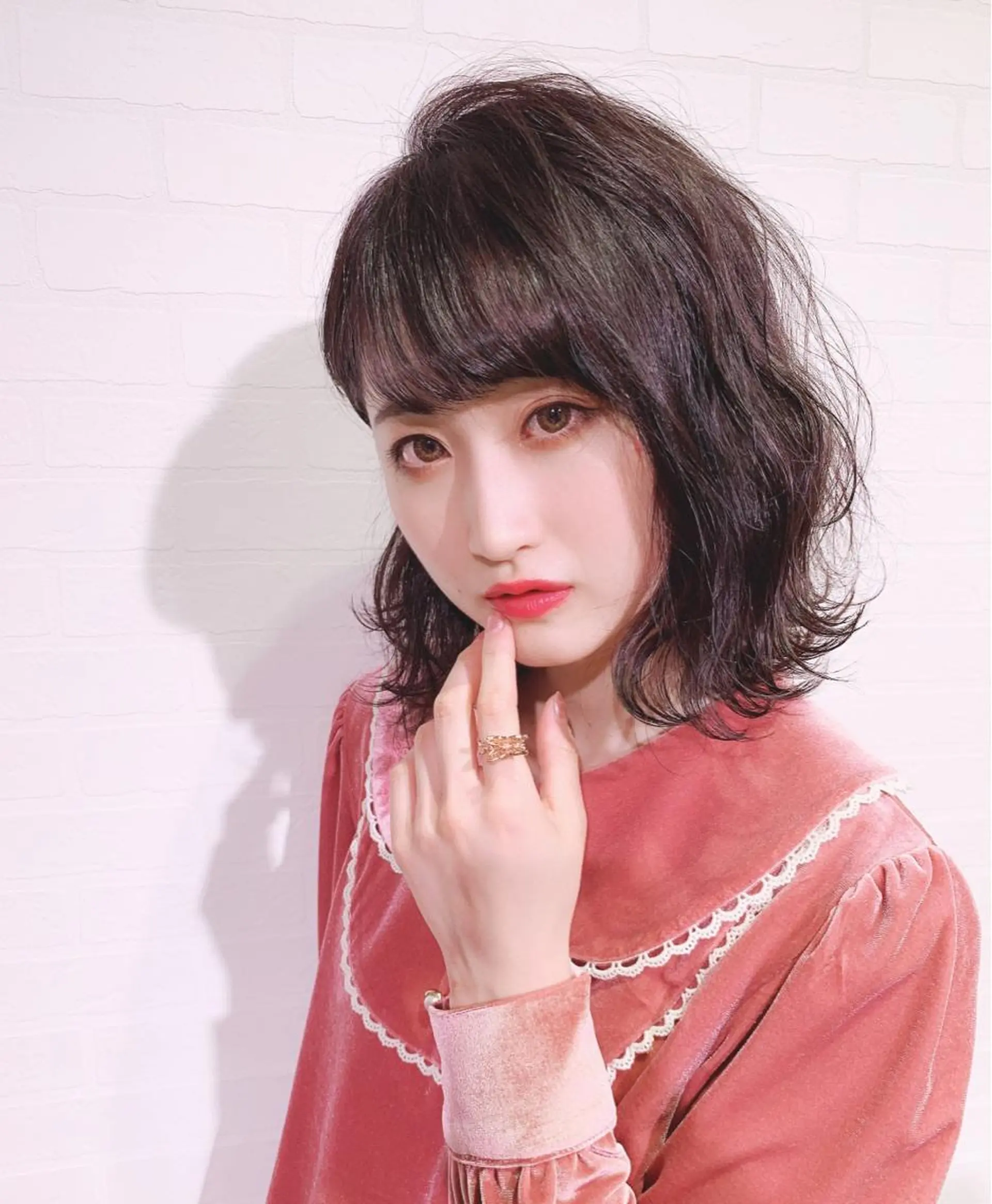 ミディアム カラー ダークグレー ダークグレージュ グレージュ ボブ ハイトーン✨髪質改善 ✨スパ得意✨ミヤタのヘアスタイル