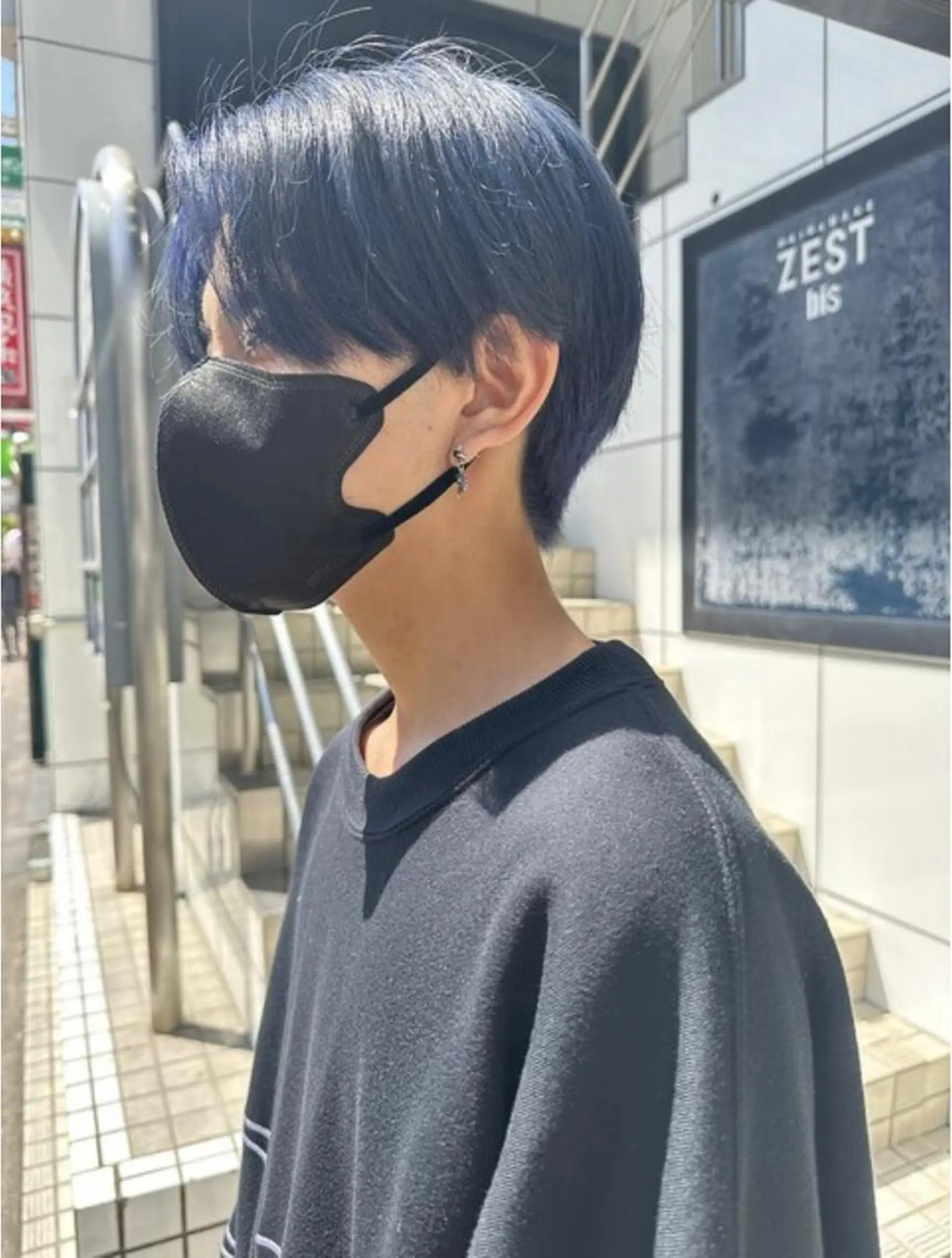 ショート カラー メンズ メンズブリーチ メンズハイライト メンズハイトーン メンズインナーカラー メンズ韓国風 designcolo r/似合わせNOKAのヘアスタイル