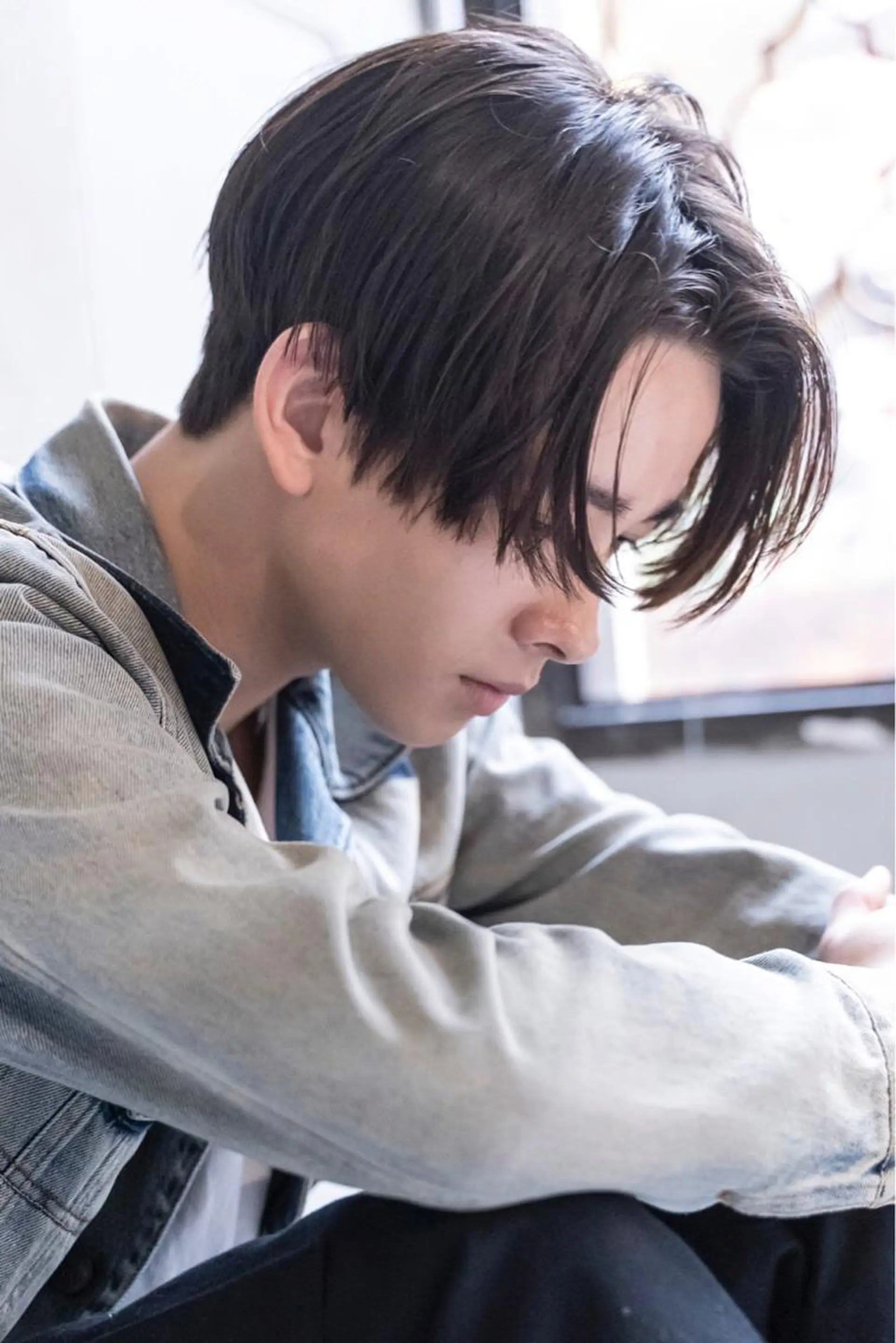 ショート カラー パーマ ヘアアレンジ メンズ キッズ ネイル マツエク・マツパ メンズネイル 韓国ヘア🫧 KAZUTOのヘアスタイル