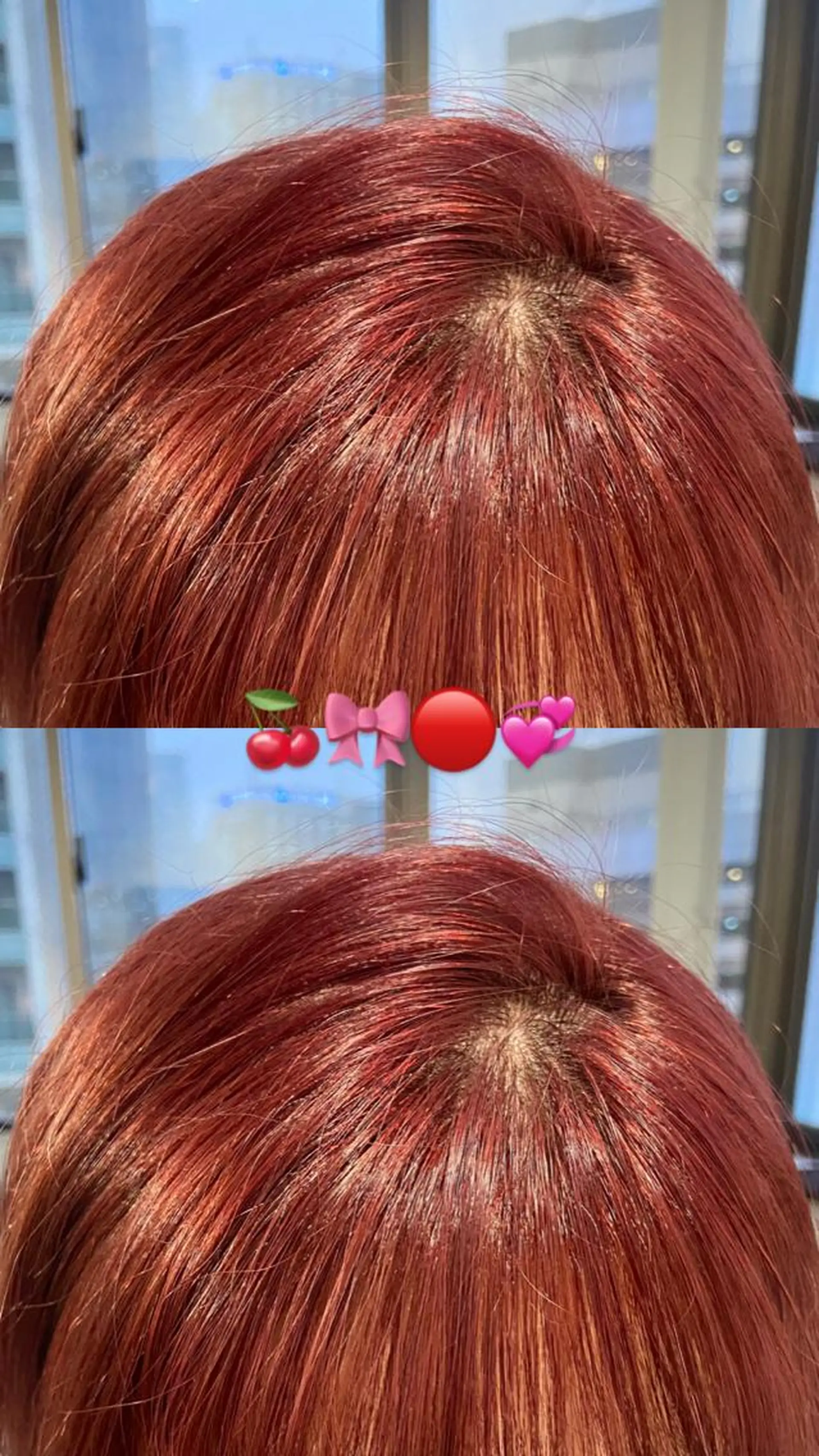 ミディアム カラー レッドカラー 🪽似合わせカラー RENA.🪽🩶のヘアスタイル