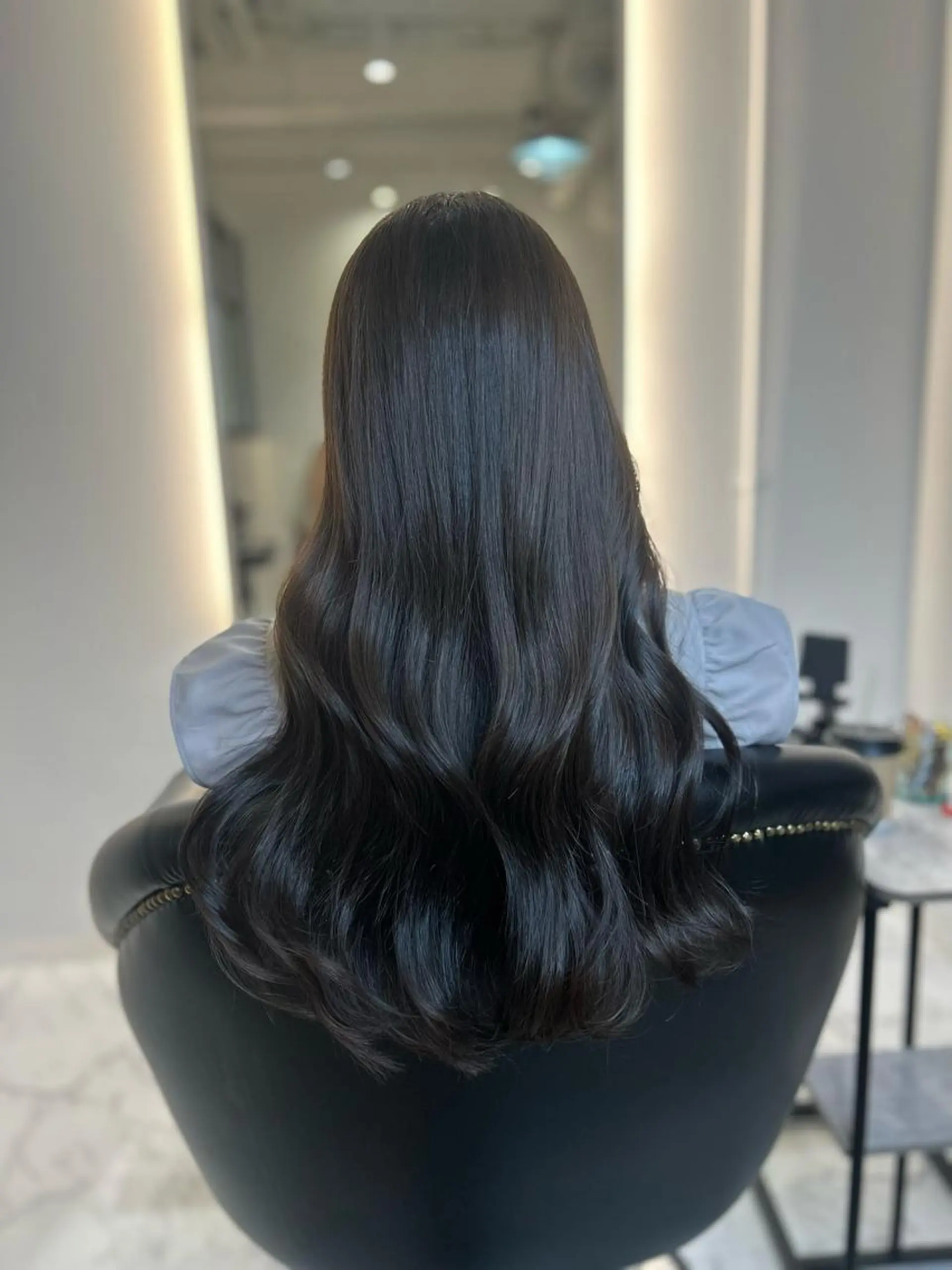 ロング カラー カット ヘアカラー トリートメント &chaLme   心斎橋所属・emi/髪質改善/ 韓国風/艶カラーのヘアスタイル