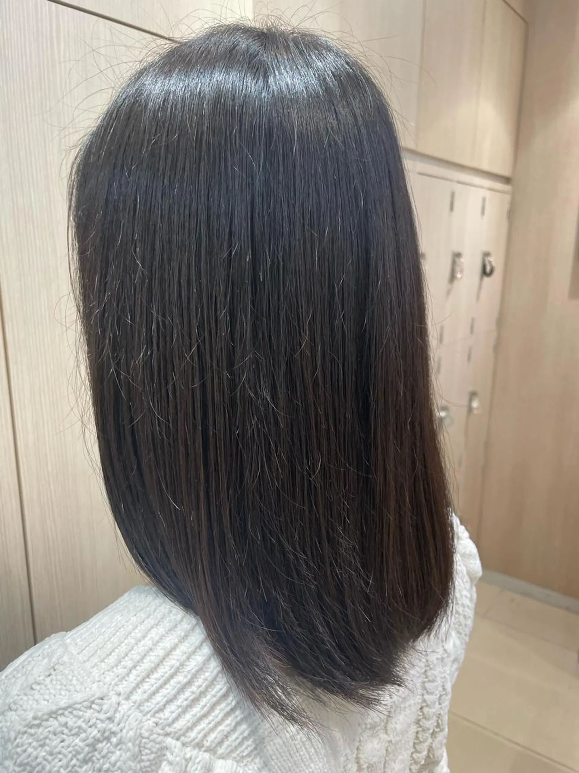 ミディアム カット トリートメント 韓国ヘアメイク🎀/ 縮毛矯正✨山本媛香のヘアスタイル