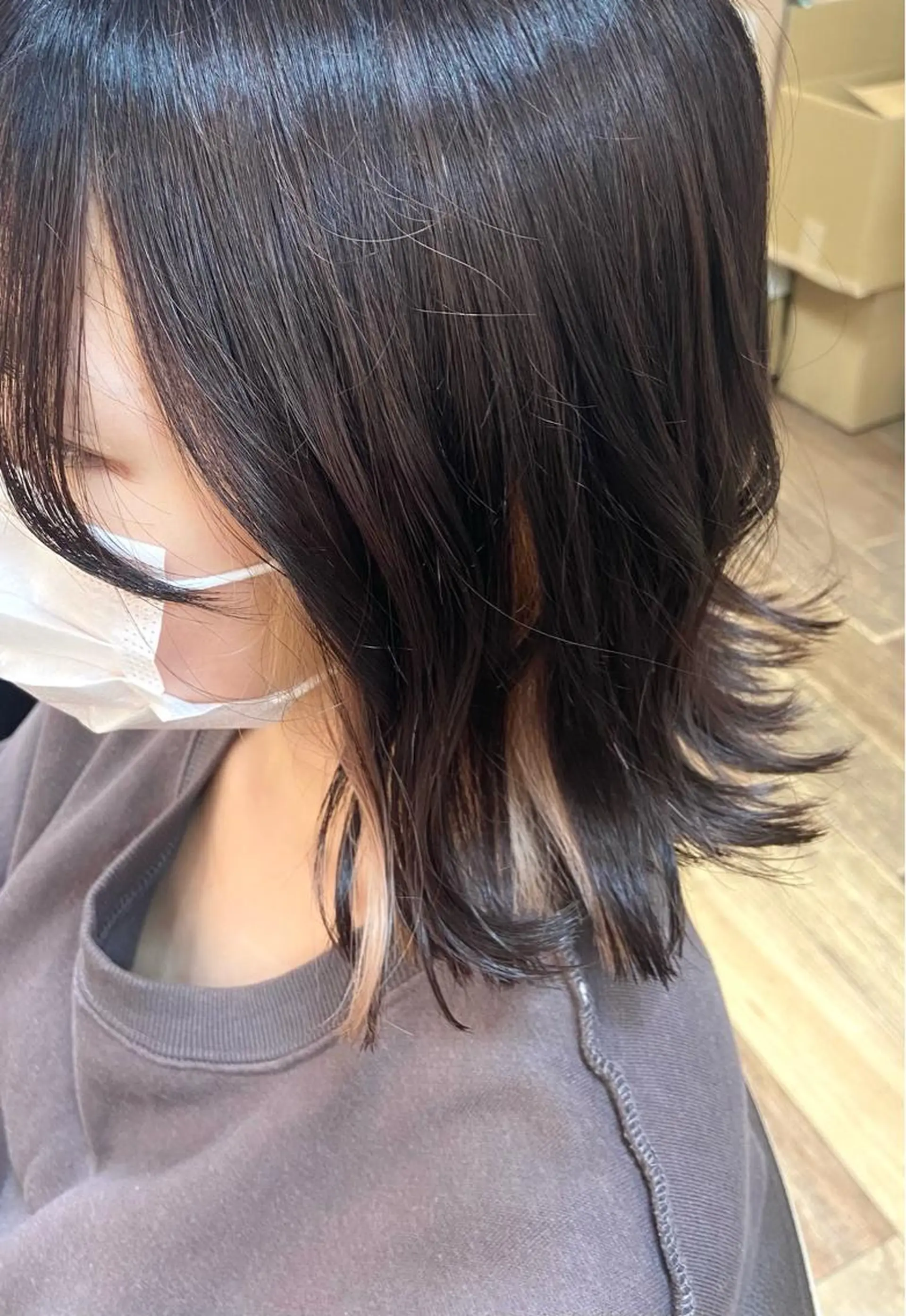 カラー イヤリングカラー ブリーチ/パーマ特化 / Miyuki🎨のヘアスタイル