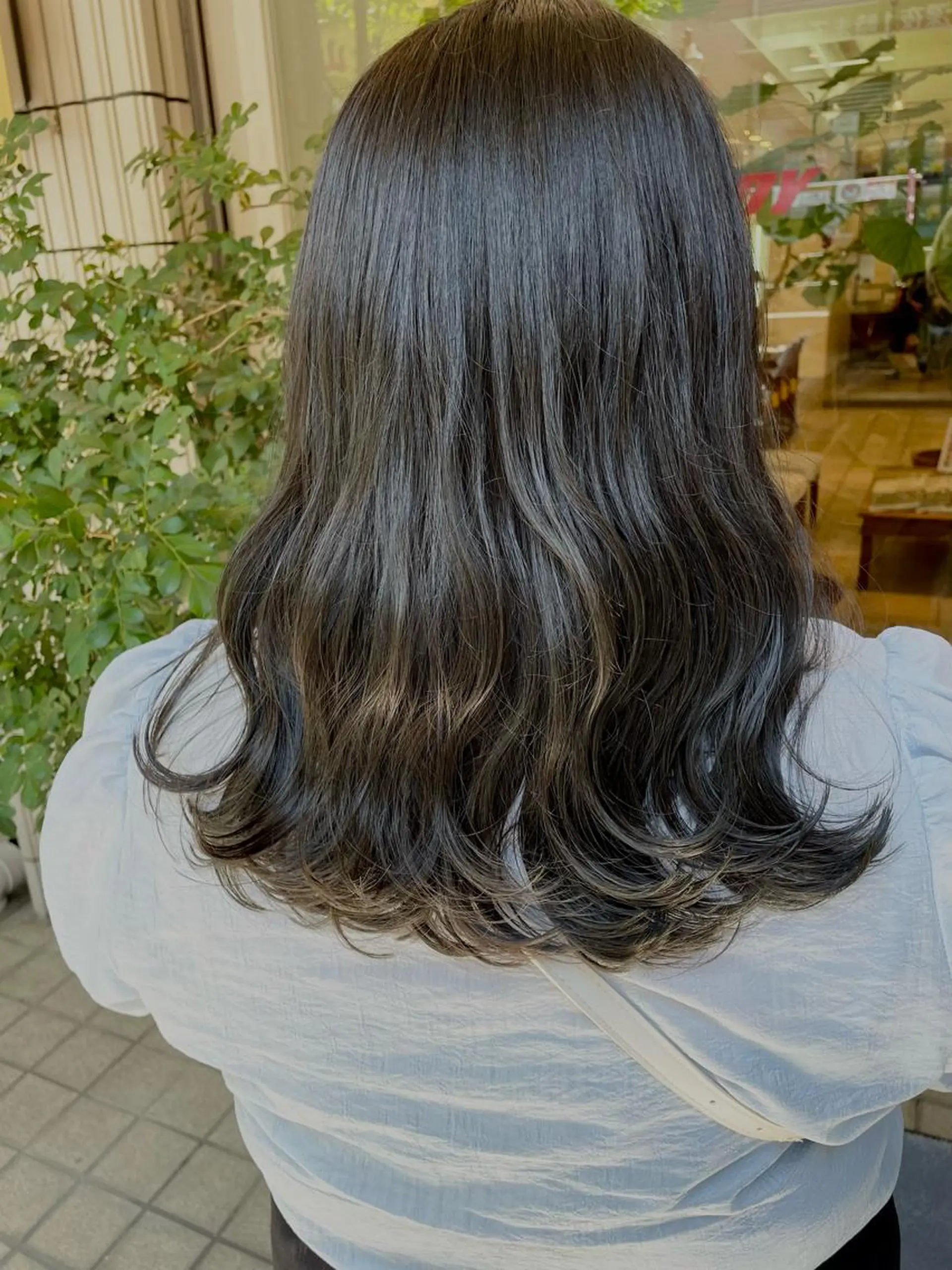 セミロング カラー 艶カラー🌙縮毛矯正 /ボブ【Reina】のヘアスタイル