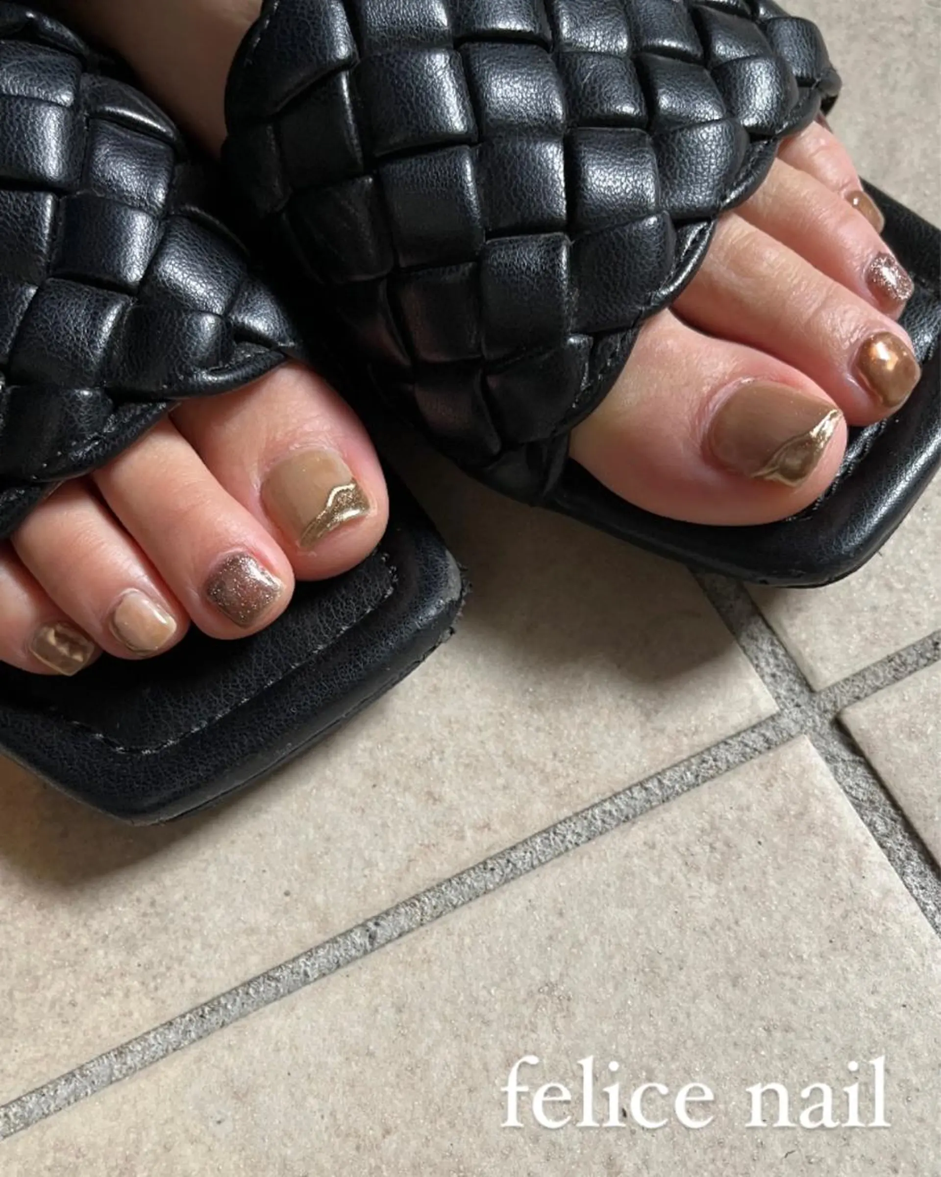 ネイル フットネイル felice nailのネイルデザイン