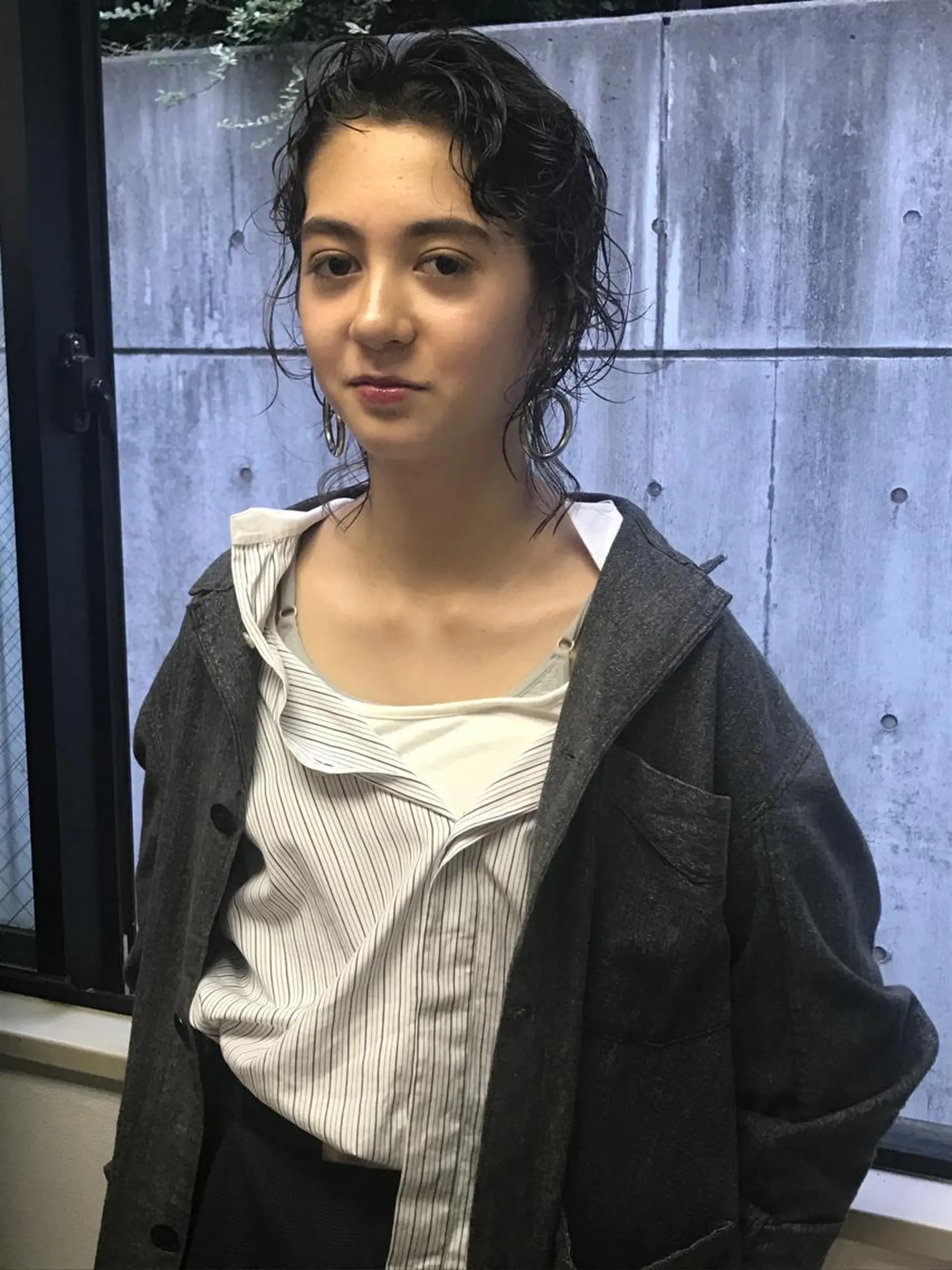 ショート パーマ ヘアアレンジ 暖色カラー🍊 ボブ🌿顔周りcutのヘアスタイル