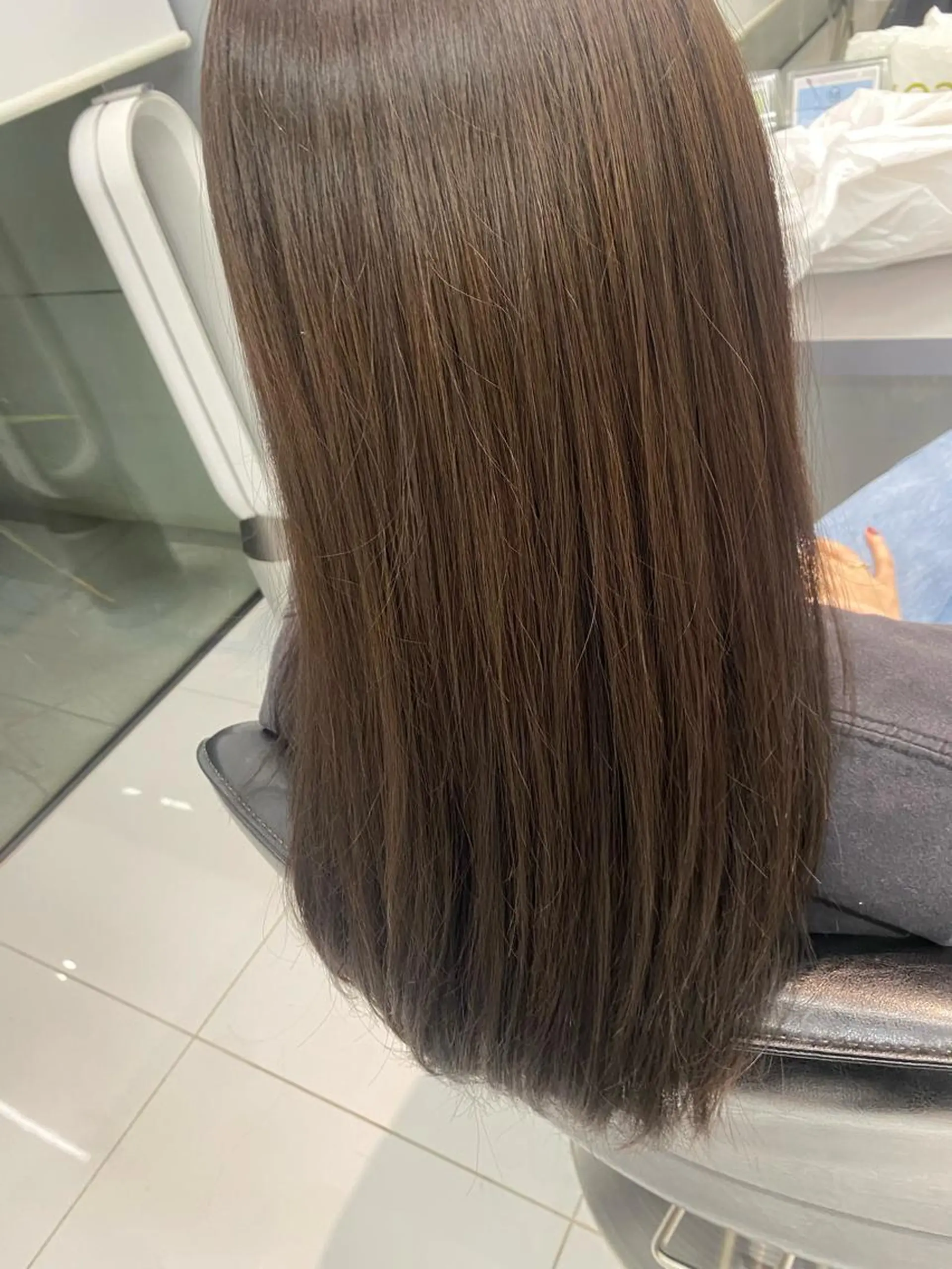 ロング 縮毛矯正 飯ヶ谷 成海のヘアスタイル