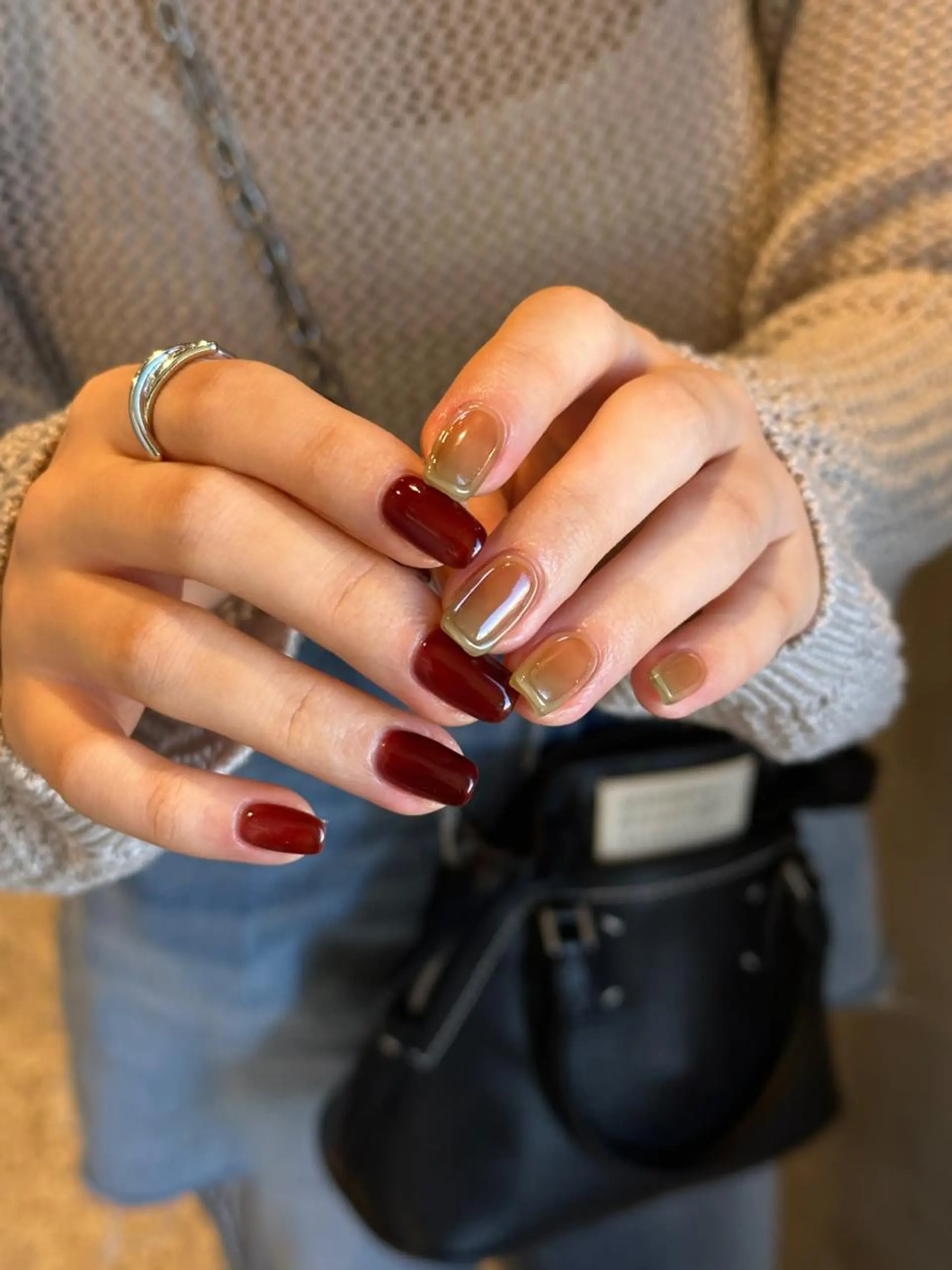 ショート カラー パーマ ヘアアレンジ メンズ キッズ ネイル マツエク・マツパ アイブロウ ハンドネイル ar. harajukuのネイルデザイン