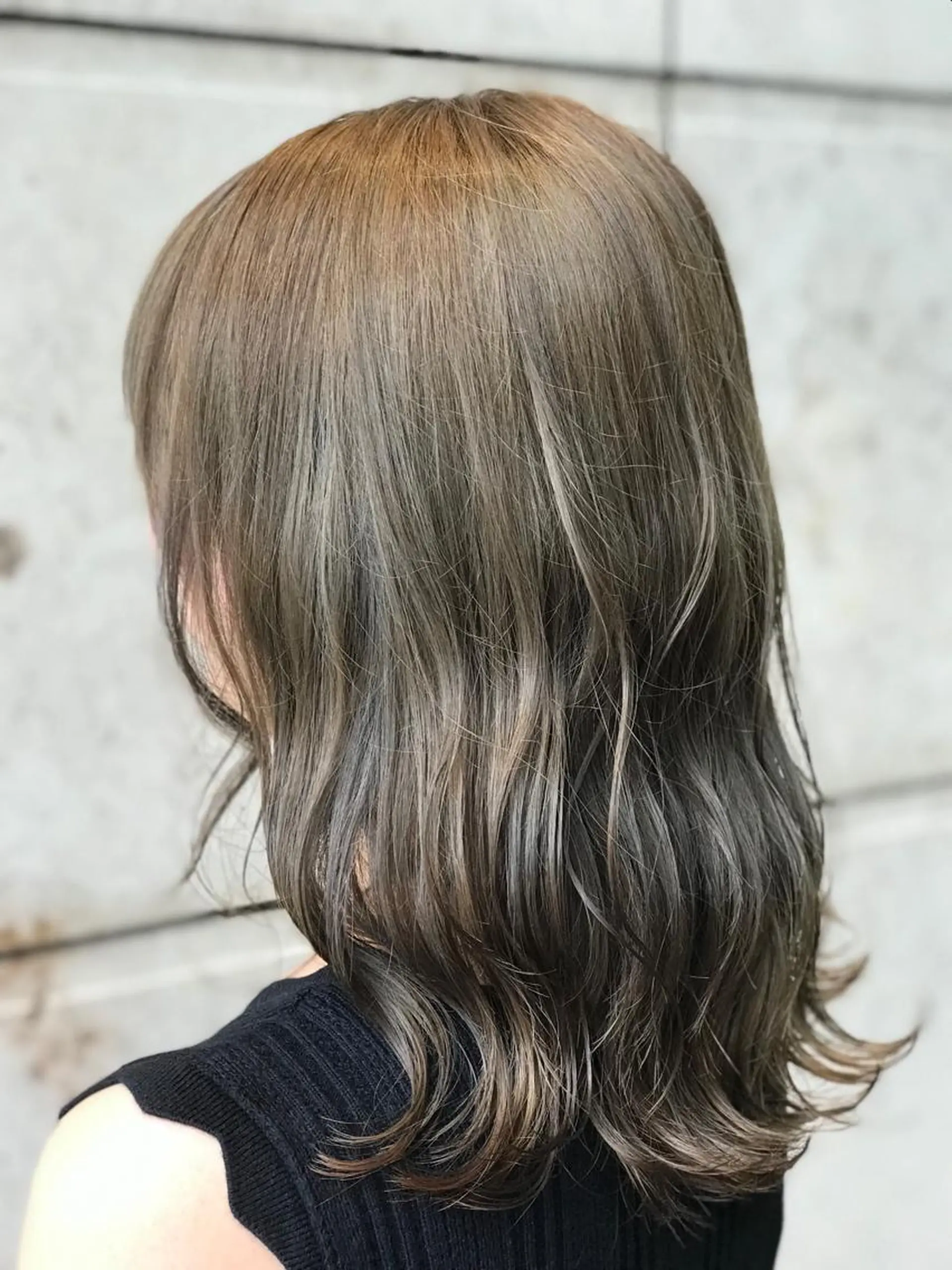 セミロング カット トリートメント 代表　しみず としやのヘアスタイル
