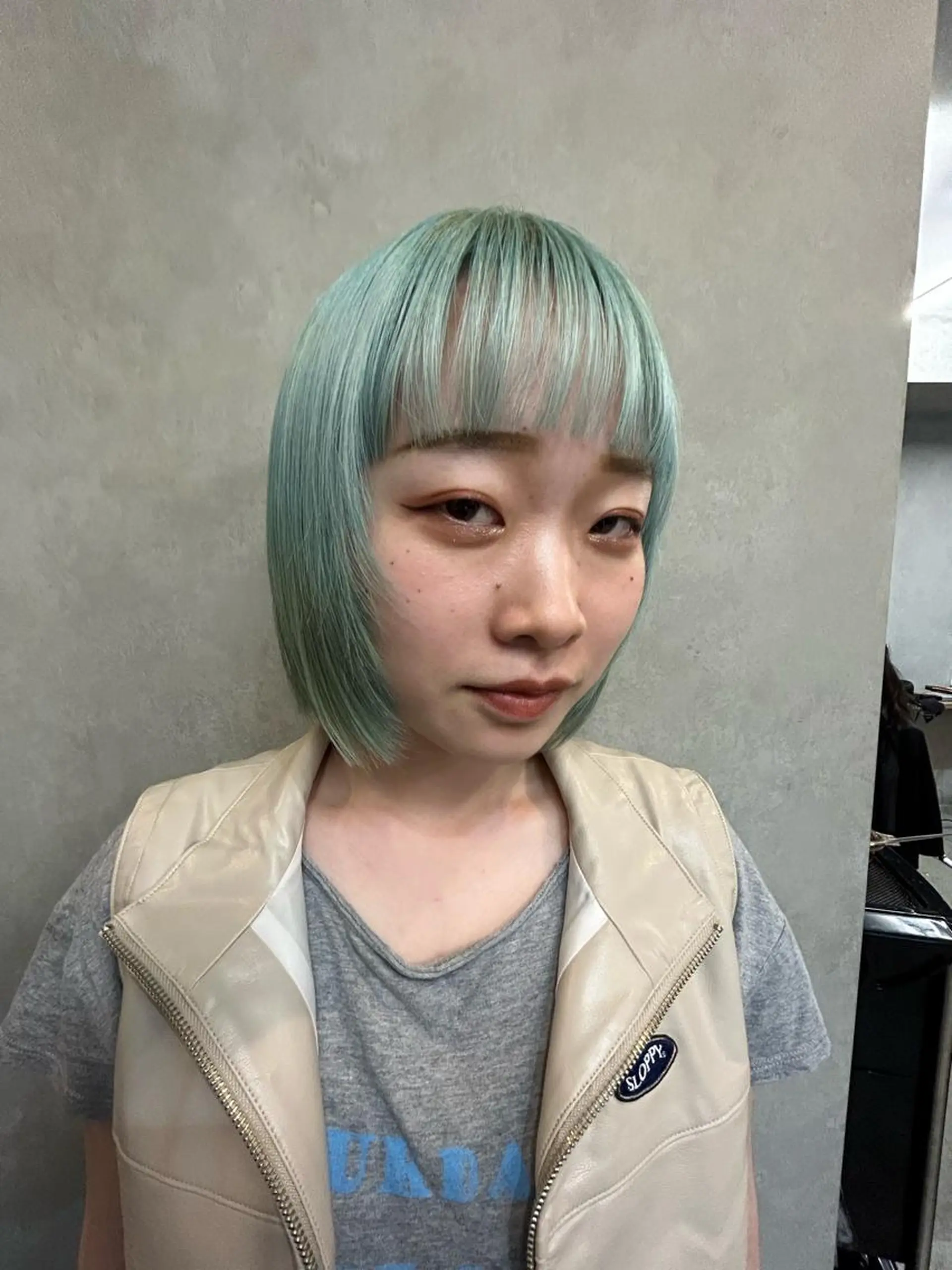 ミディアム カラー ヘアカラー トリートメント Haru/THREE …by velvetのヘアスタイル