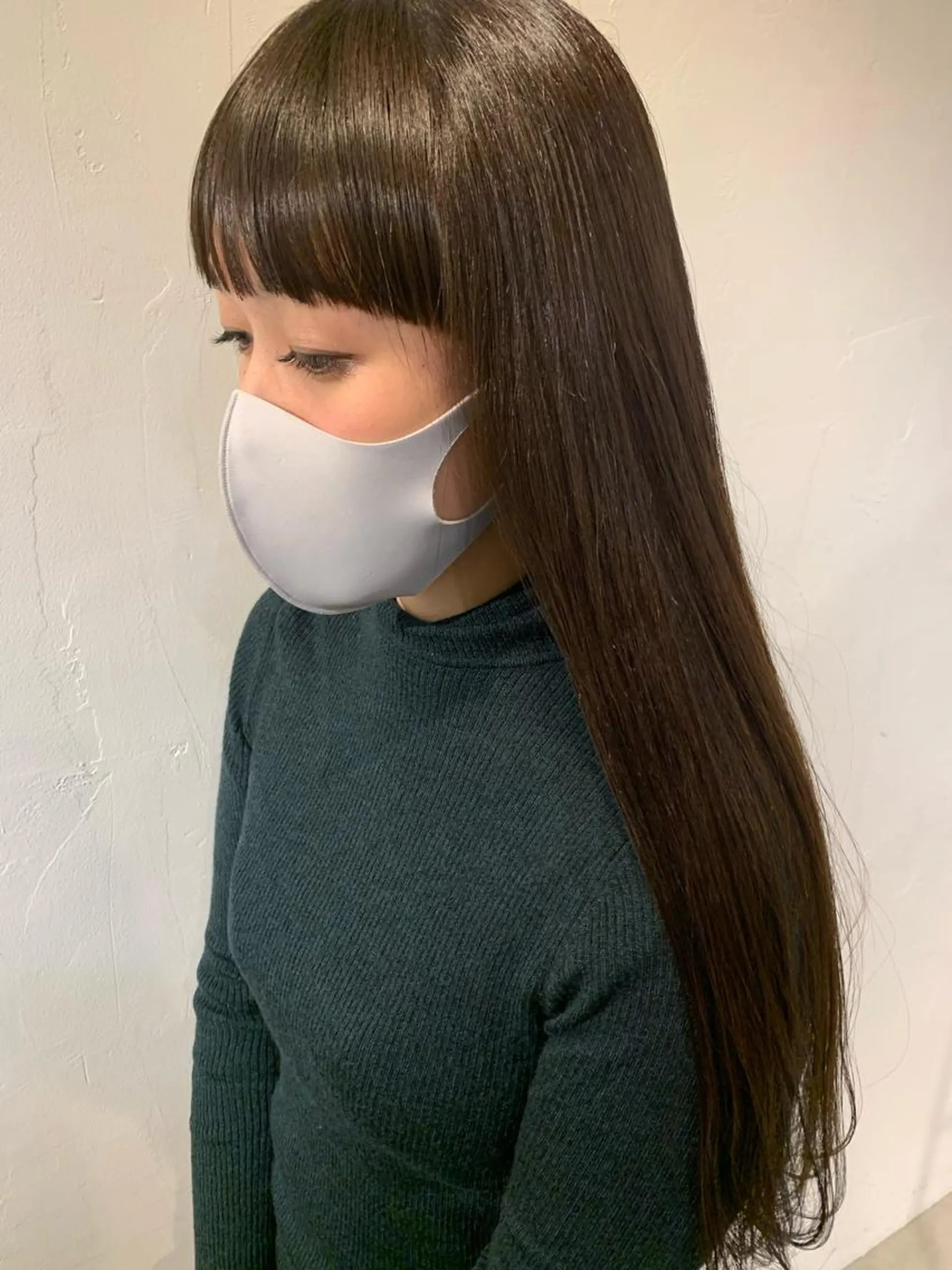 ロング カラー ピンクベージュ/新潟 万代/高橋桃葉🍑のヘアスタイル