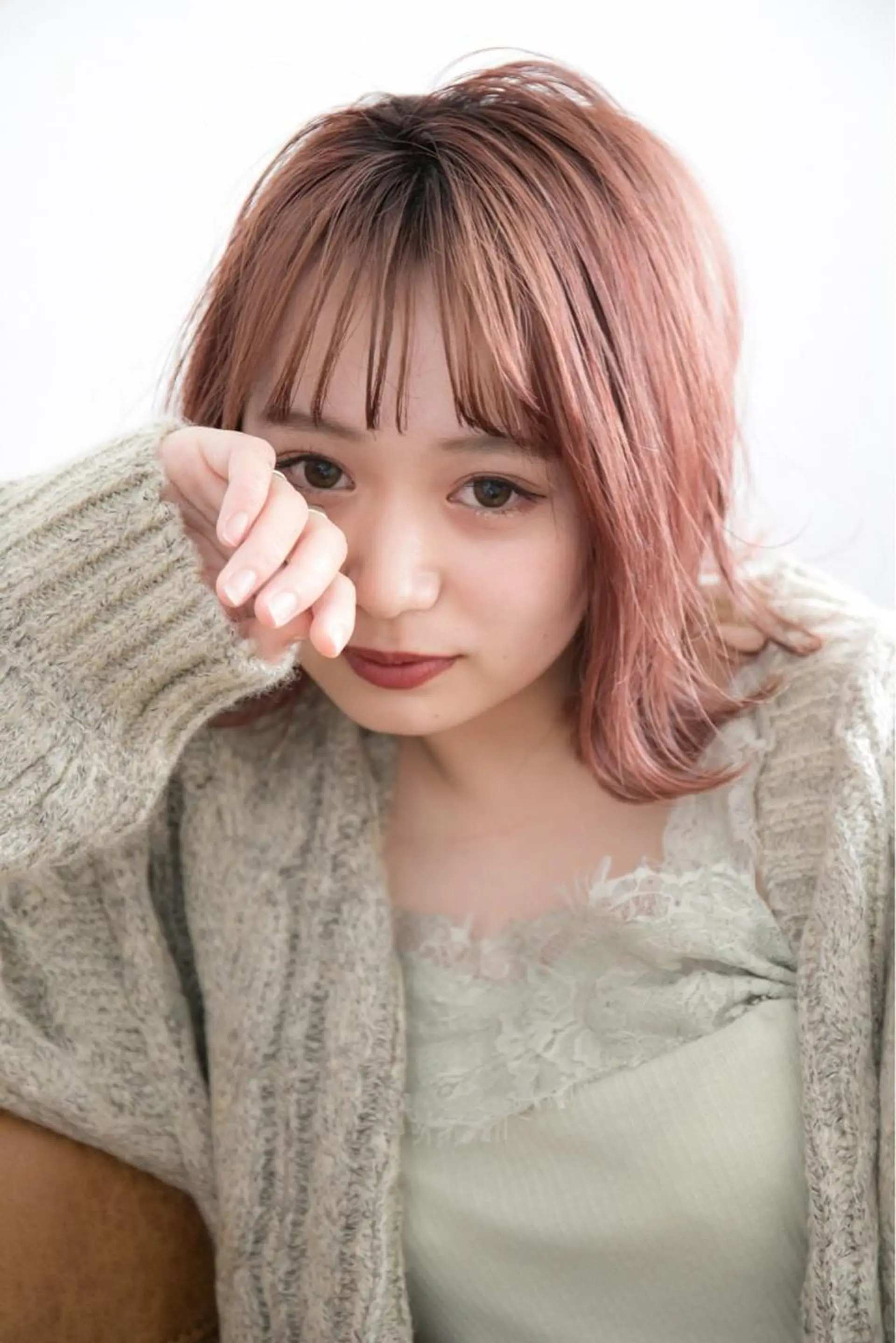 ショート カラー ☘️ブリーチ/ハイト ーン/レイヤー/のヘアスタイル