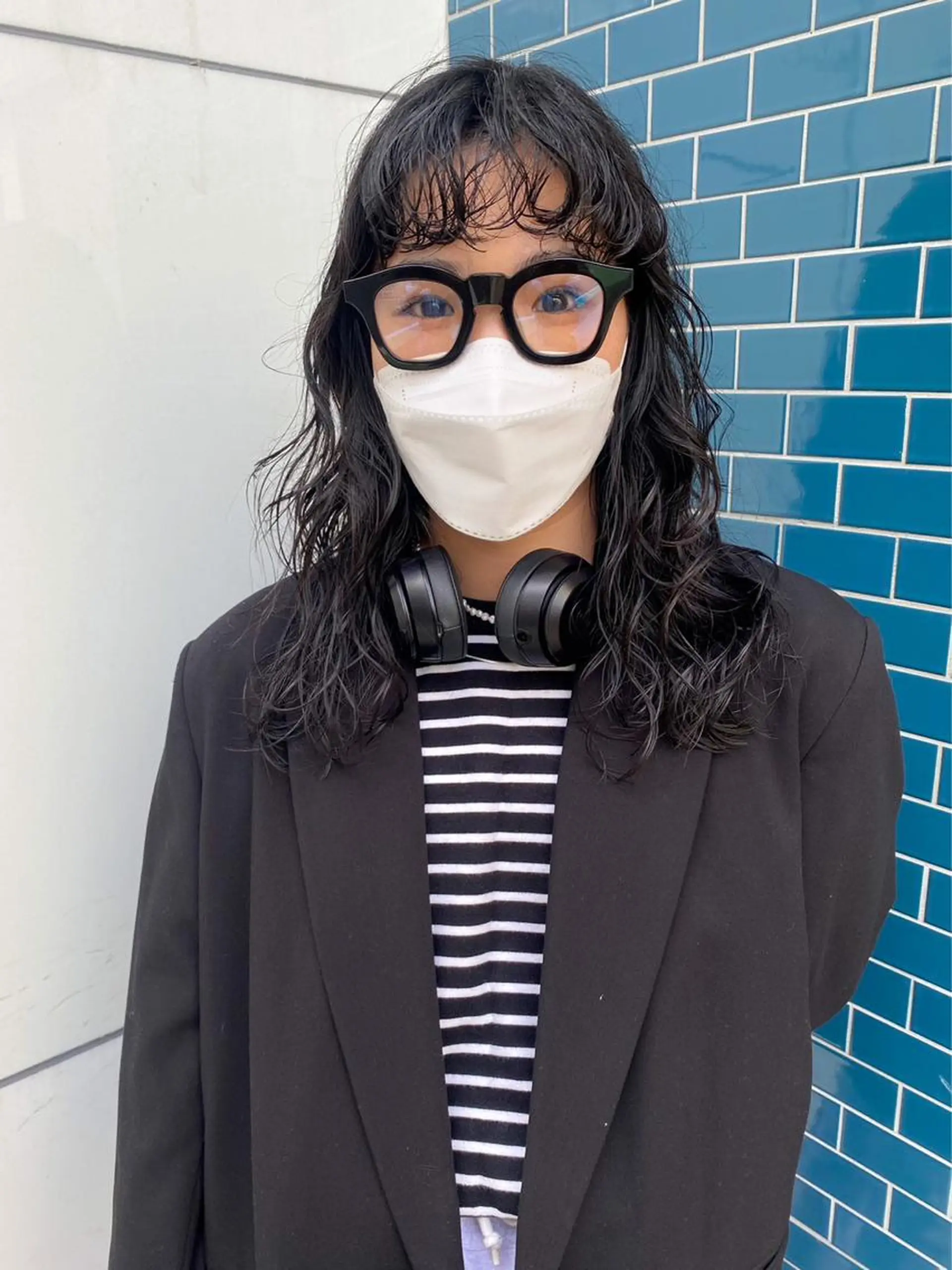 セミロング カラー パーマ ヘアアレンジ メンズ キッズ ネイル マツエク・マツパ アイブロウ メンズパーマ セミロングパーマ レイヤーカット ロングネイル パーマスタイル🔅 sayacaのヘアスタイル