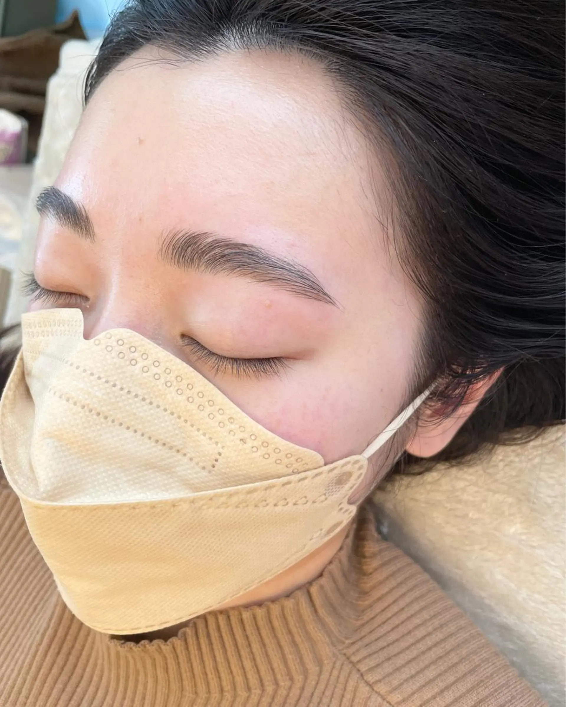 アイブロウ ワックス脱毛 眉カット osaki .のマツエク・マツパデザイン
