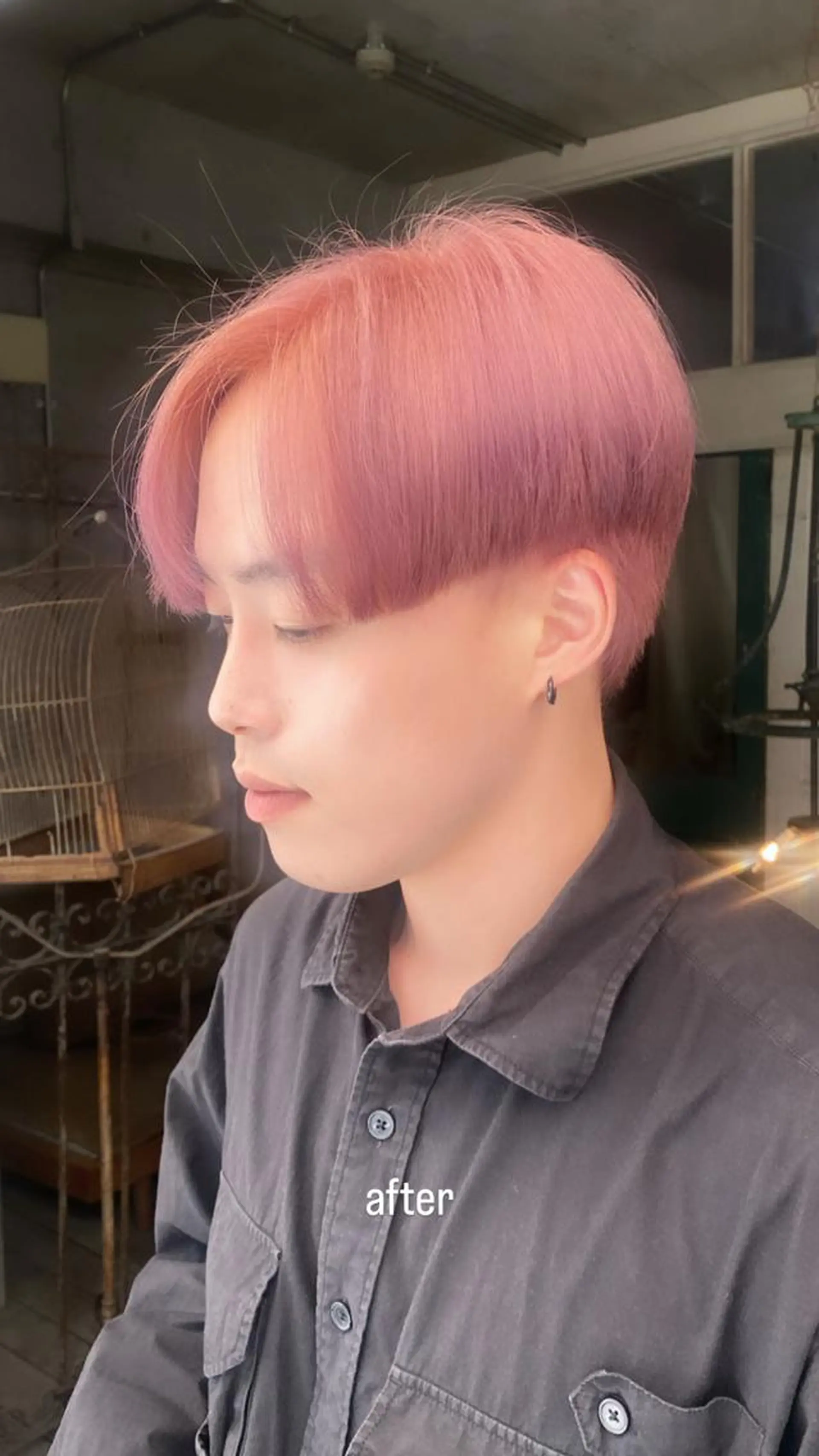 ショート カラー ヘアアレンジ 心斎橋美容室 Junのヘアスタイル