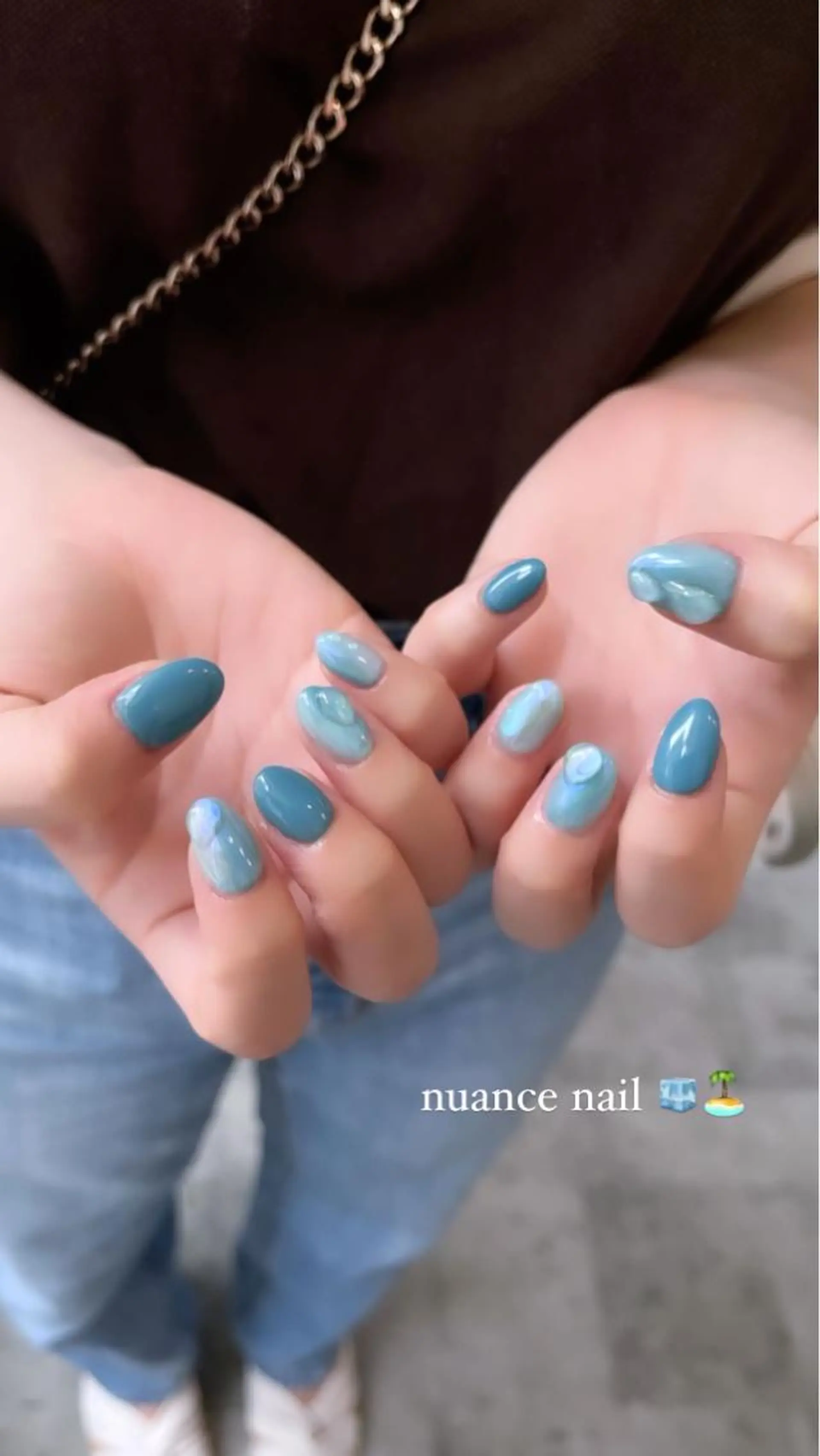ネイル フレンチネイル ニュアンスネイル 夏ネイル ハンドネイル GRANDE大須 Cecil💜のネイルデザイン
