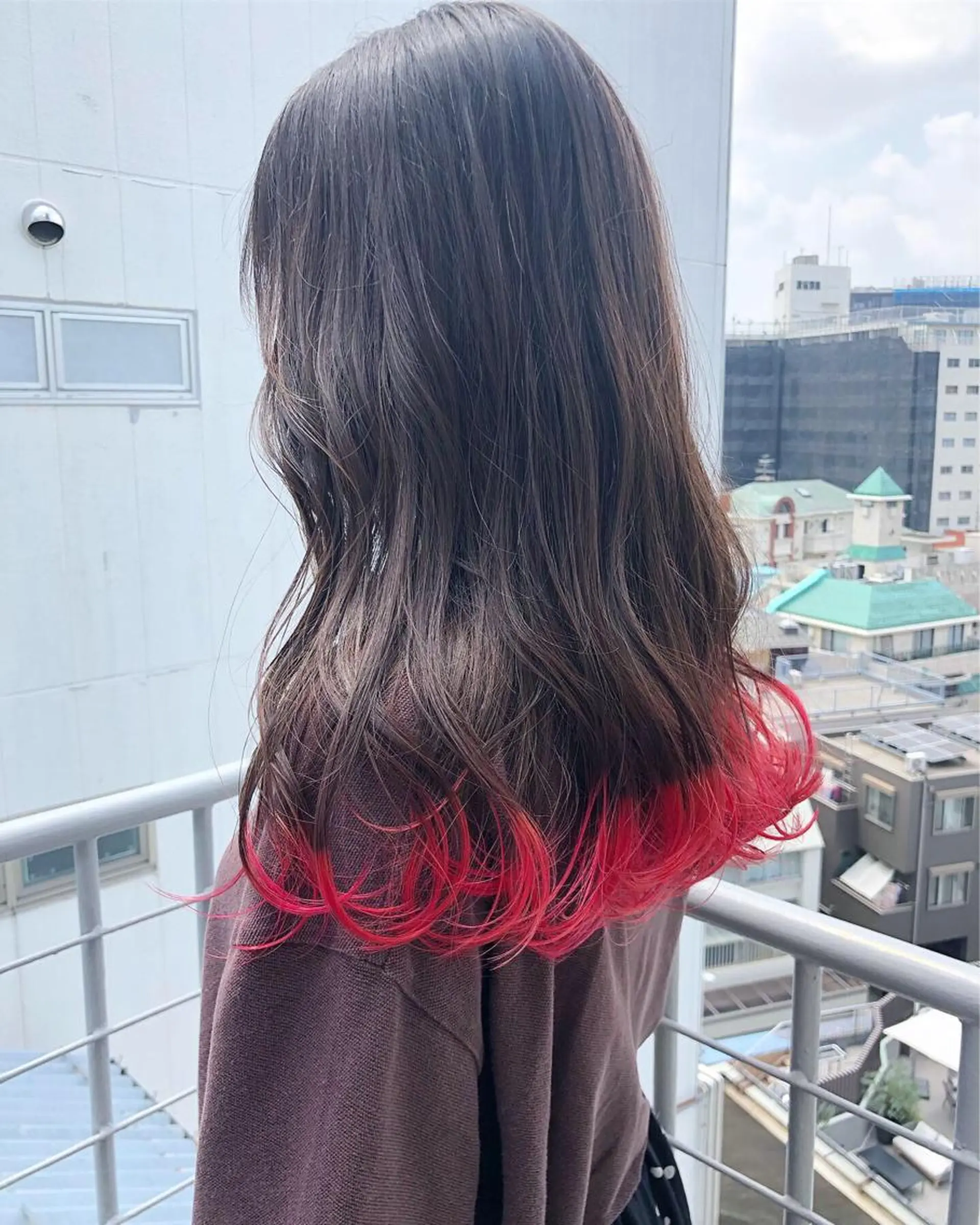 ロング カラー ヘアアレンジ 【池袋/スパイキー ショート】ⓝⓘⓜⓤのヘアスタイル