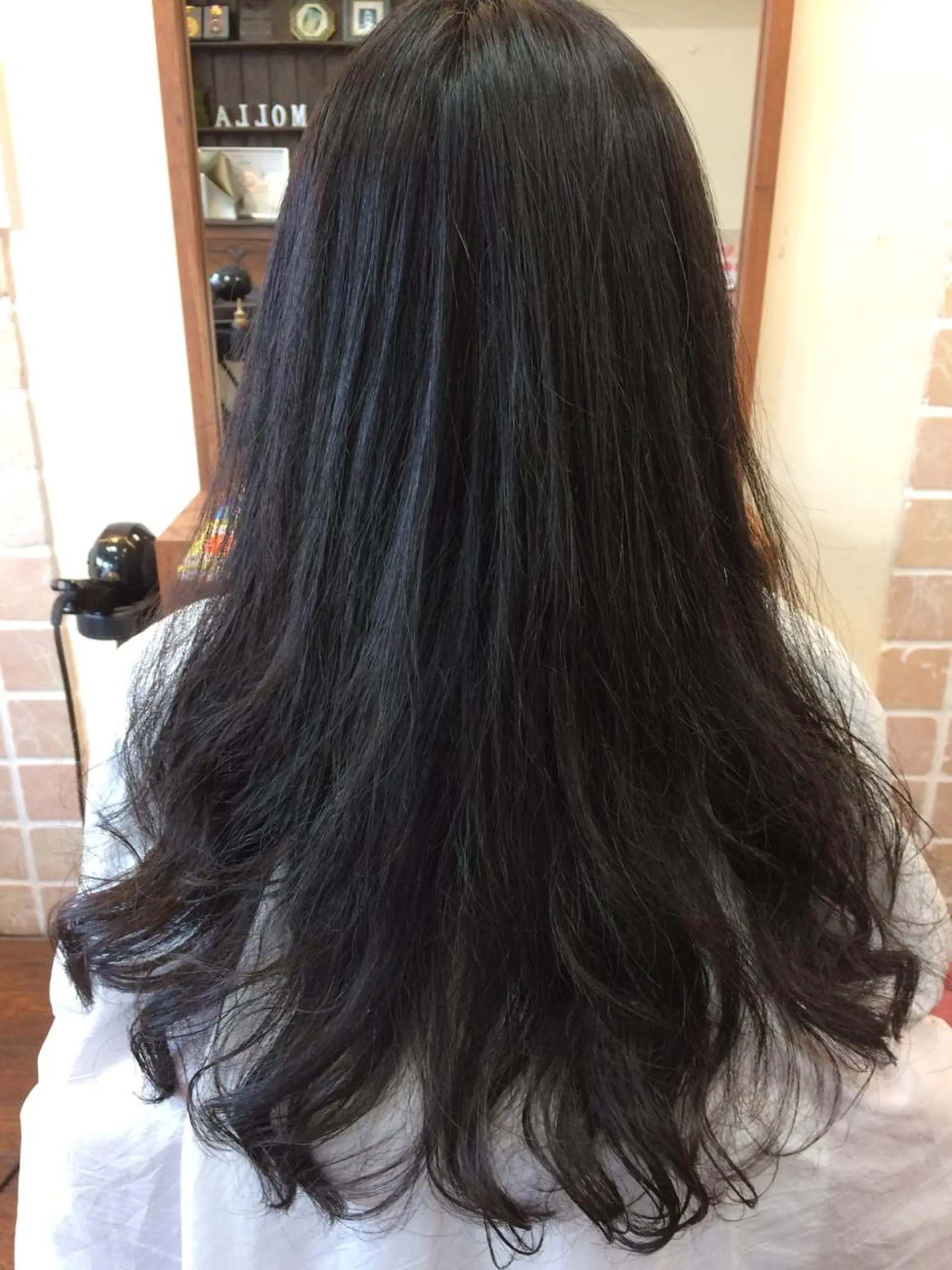 ロング パーマ ストレートパーマ 村田 淳のヘアスタイル