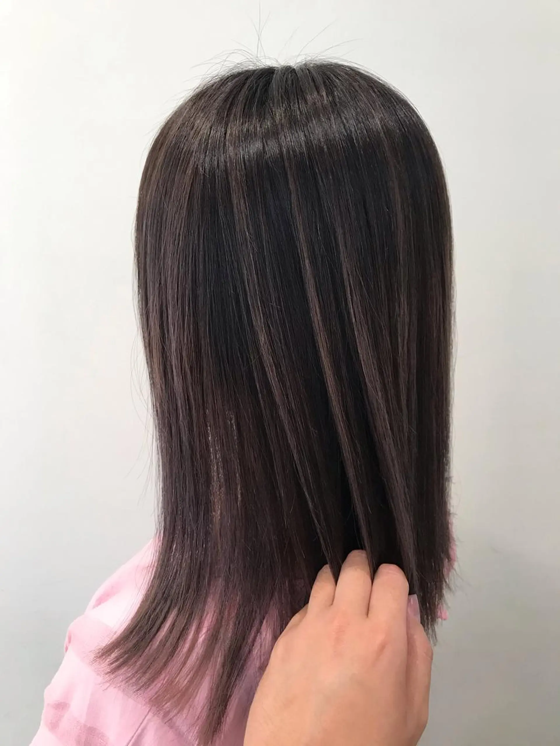 ミディアム クロスパーマ松永裕久 似合わせカットのヘアスタイル