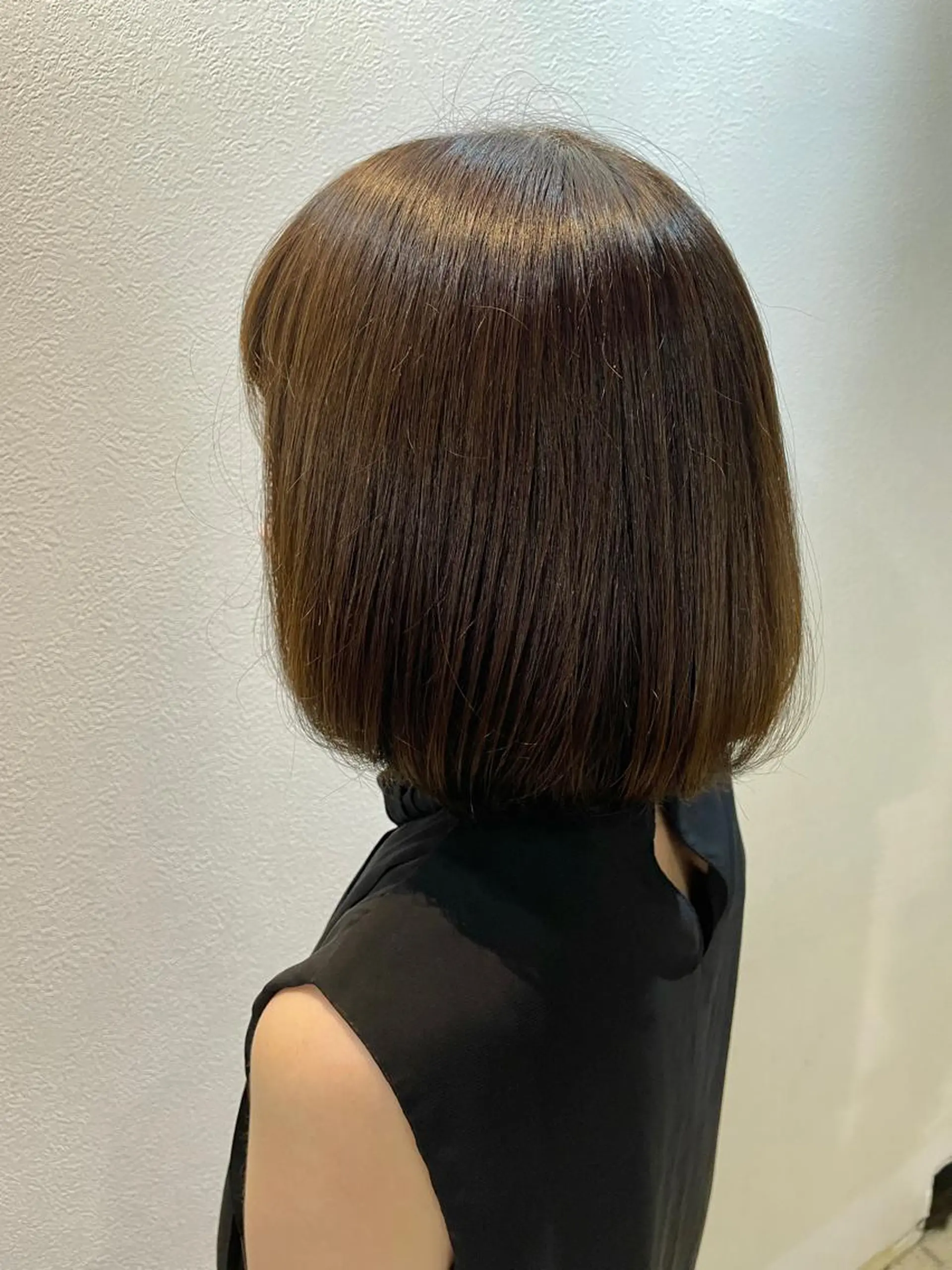カラー ベージュカラー オリーブベージュ タケウチ サトミのヘアスタイル