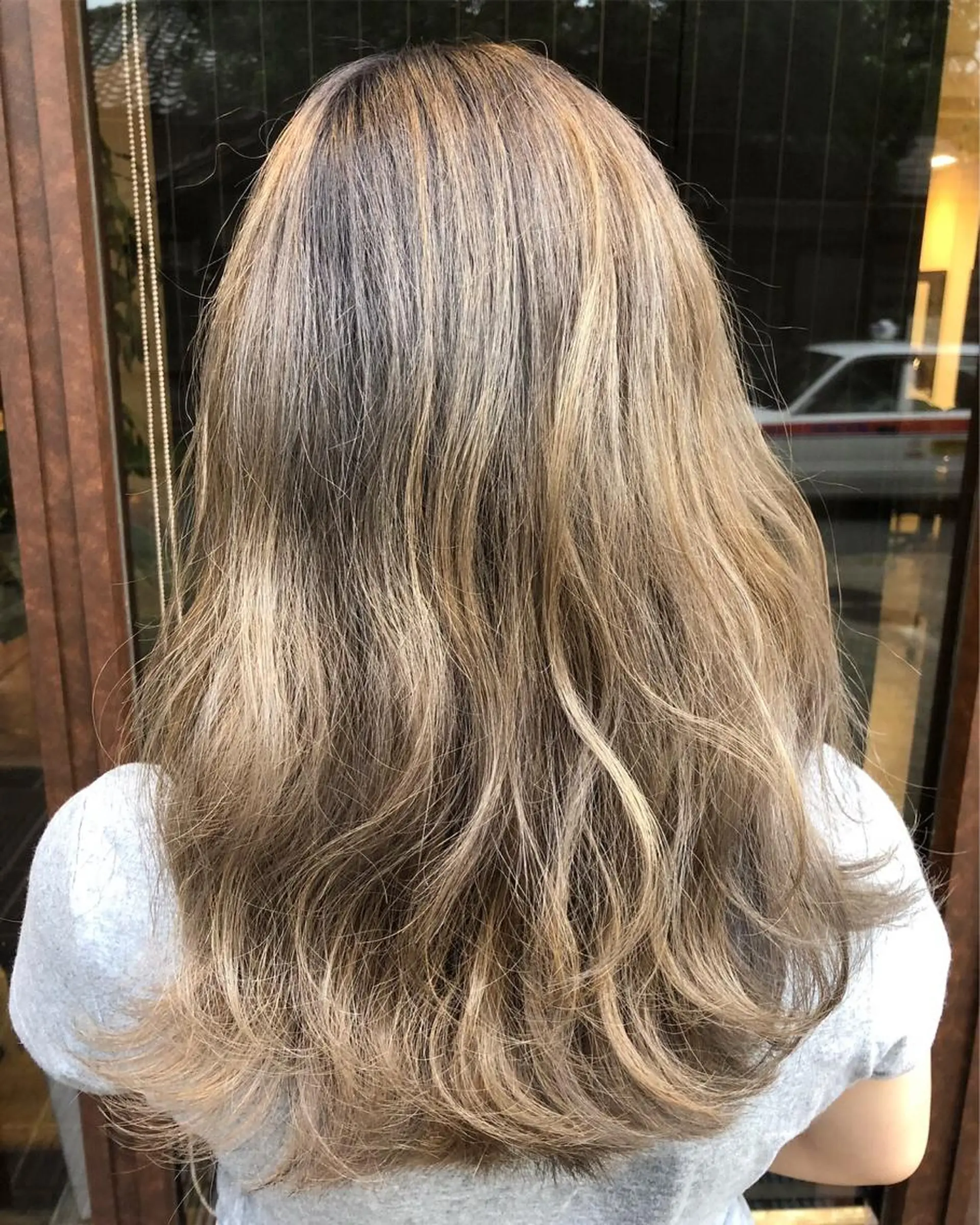 ロング カラー コレットヘアー 田中アヤノのヘアスタイル