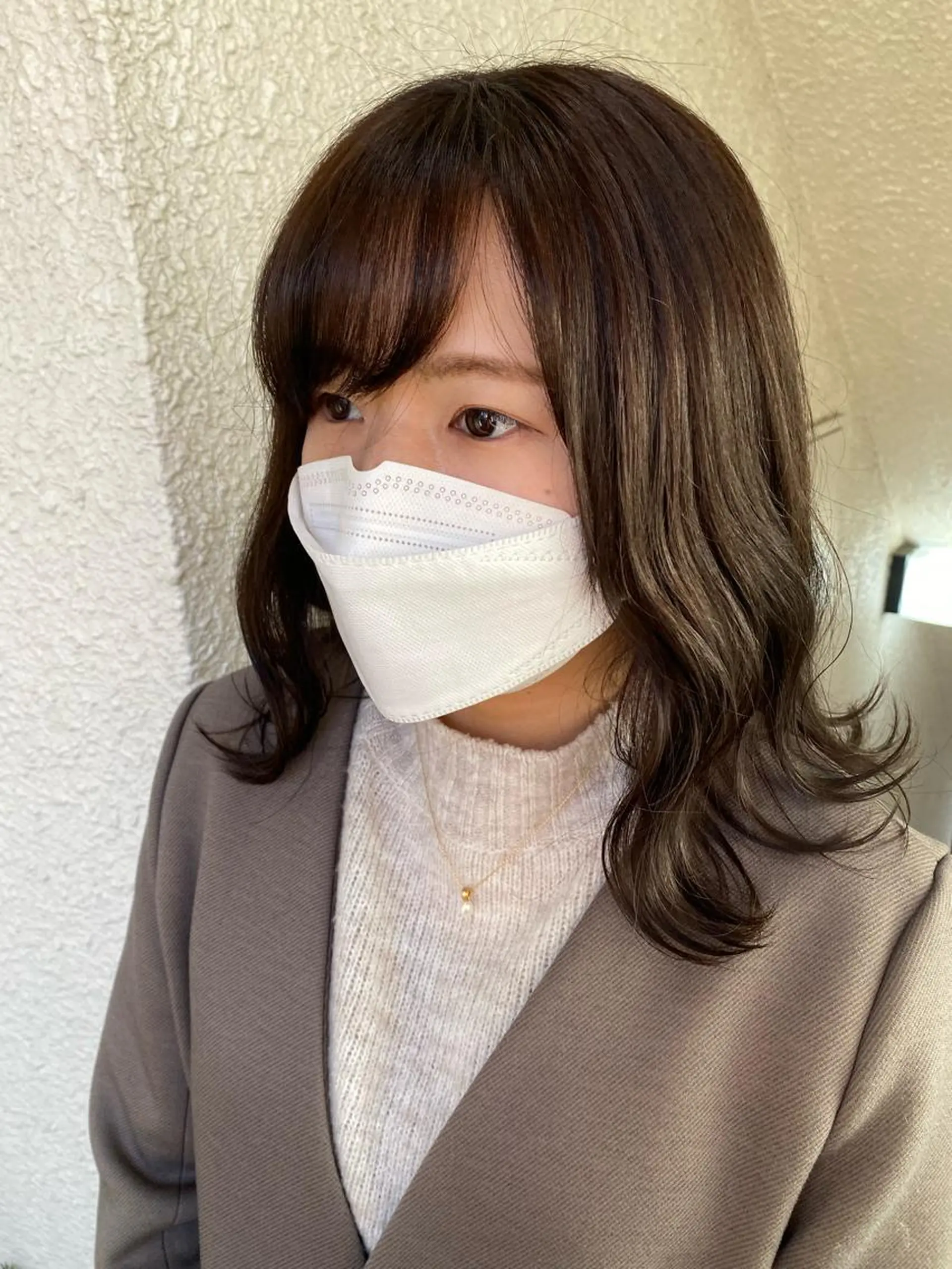セミロング カラー ヘアアレンジ niconail 🧣ayu 📍烏山のネイルデザイン