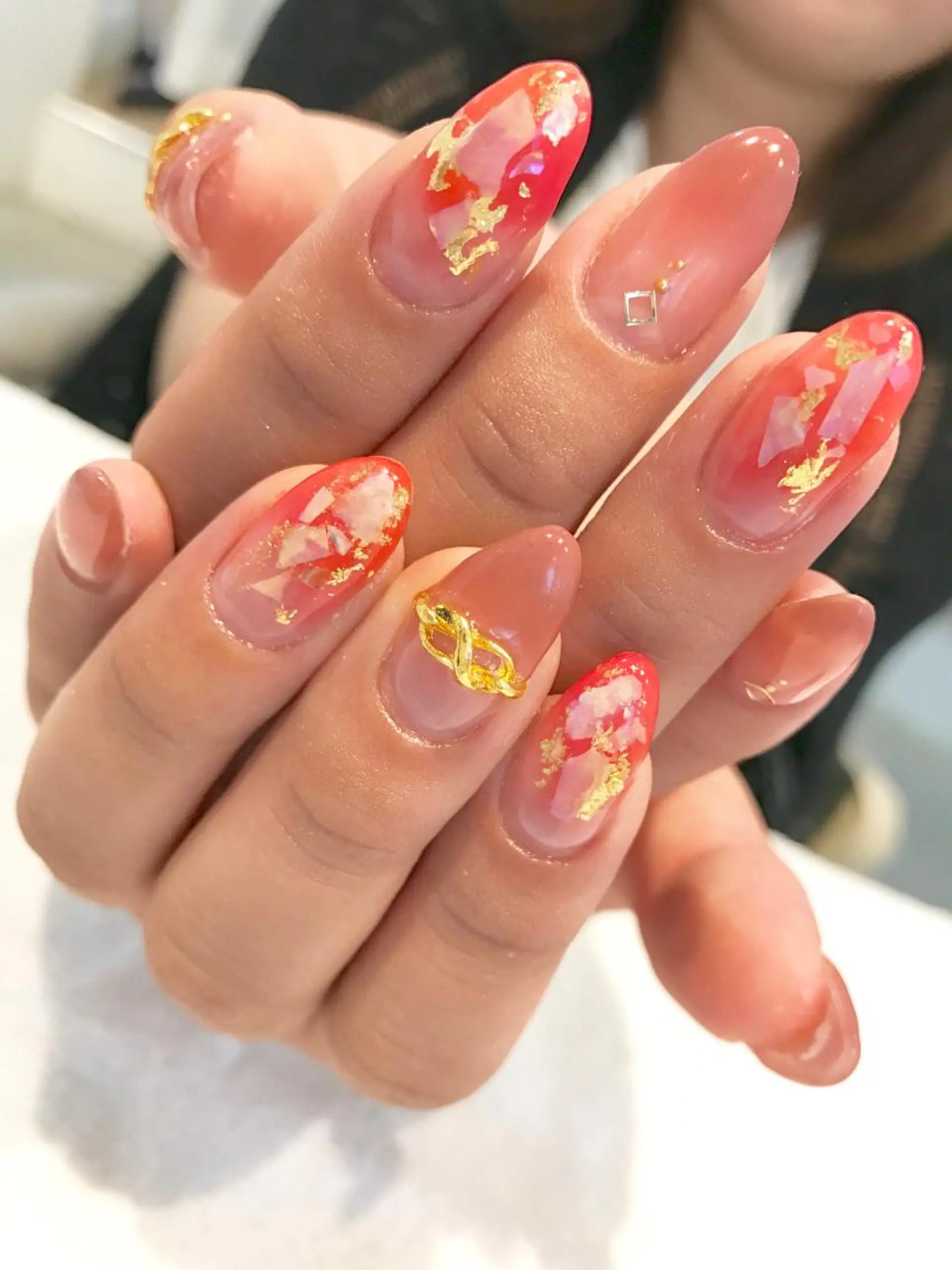 ネイル ブラウン NARUMI HYODOのネイルデザイン